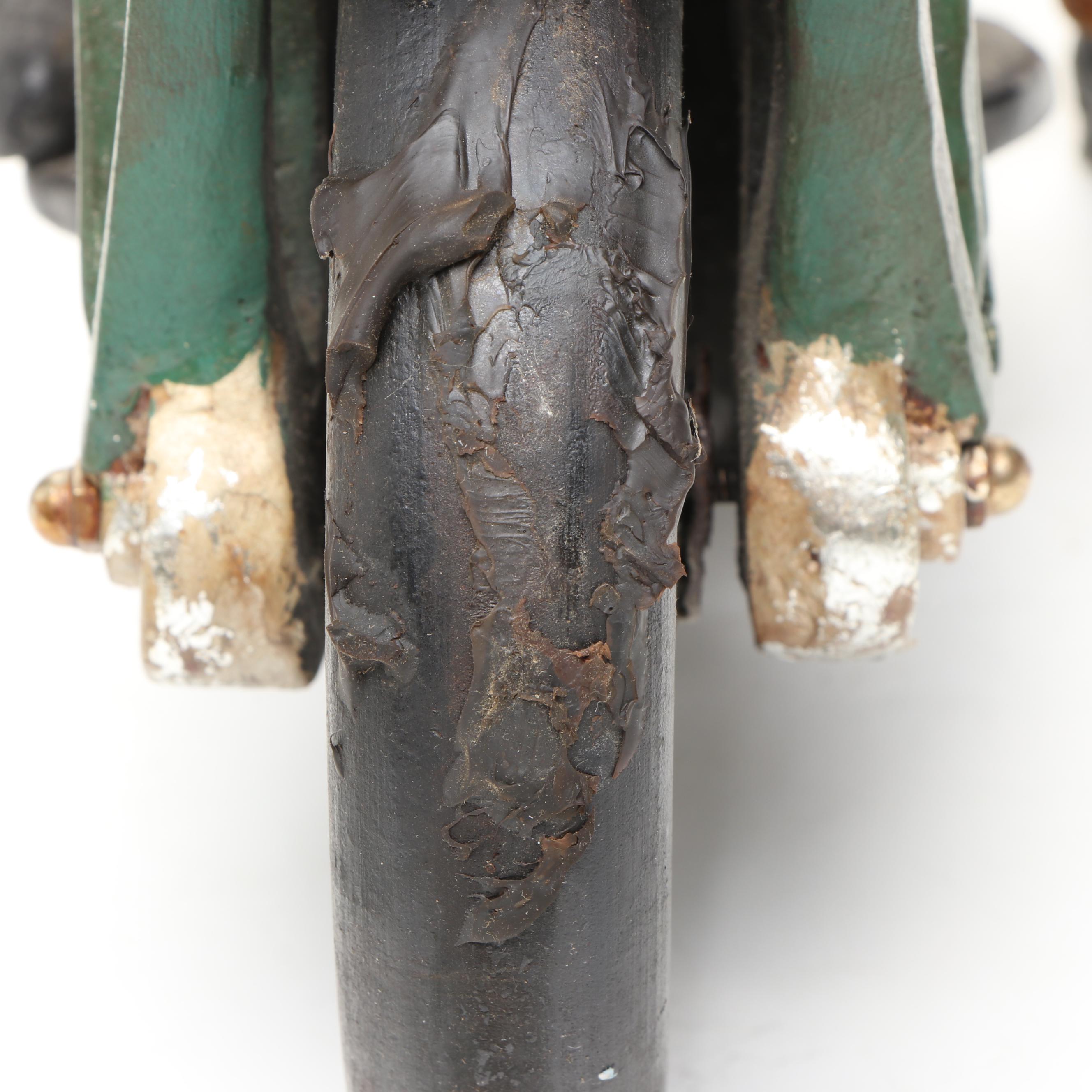 Elvis Presley and Other Resin Movable Motorcycle Figurine