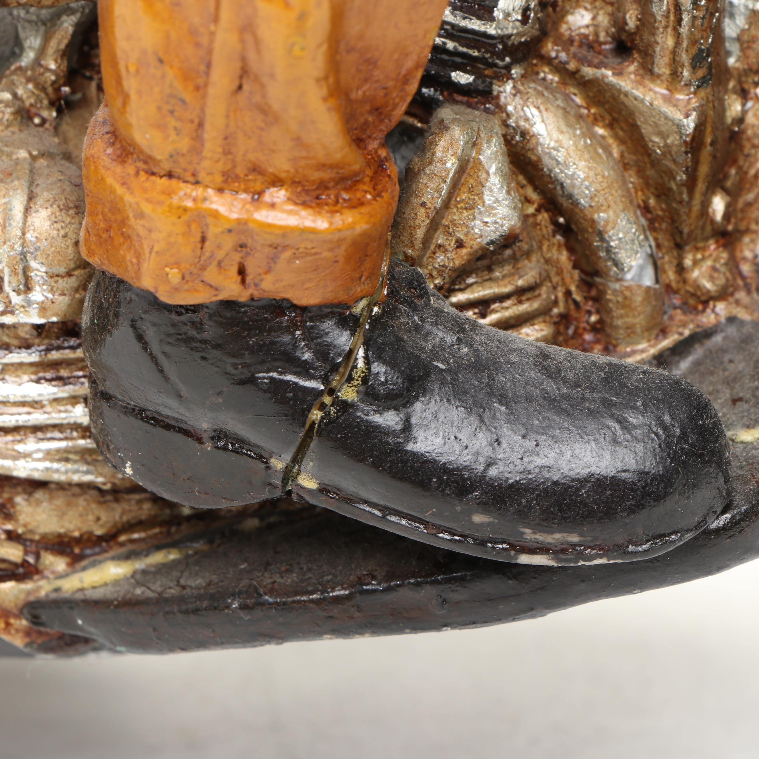 Elvis Presley and Other Resin Movable Motorcycle Figurine