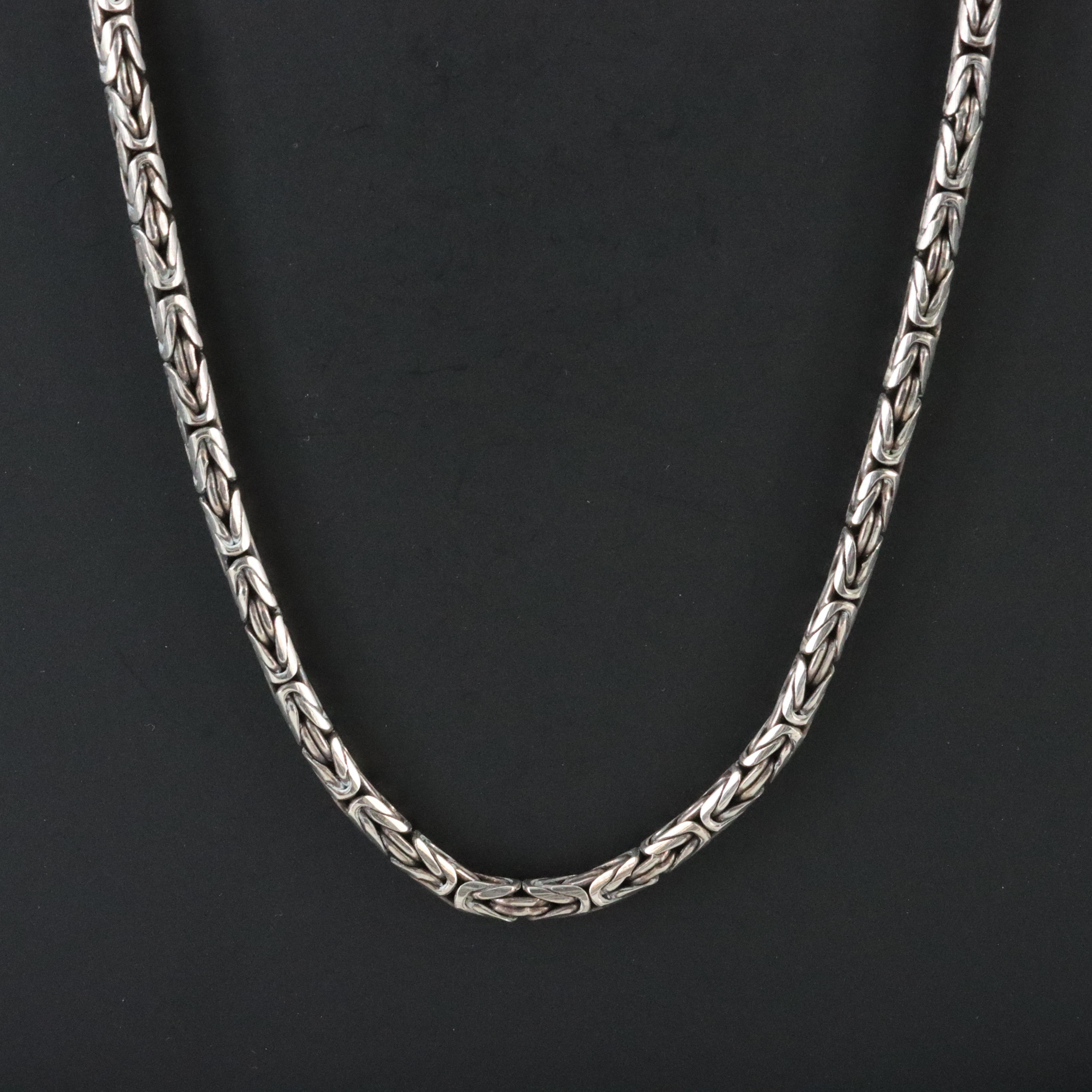 Sterling Byzantine Chain Necklace