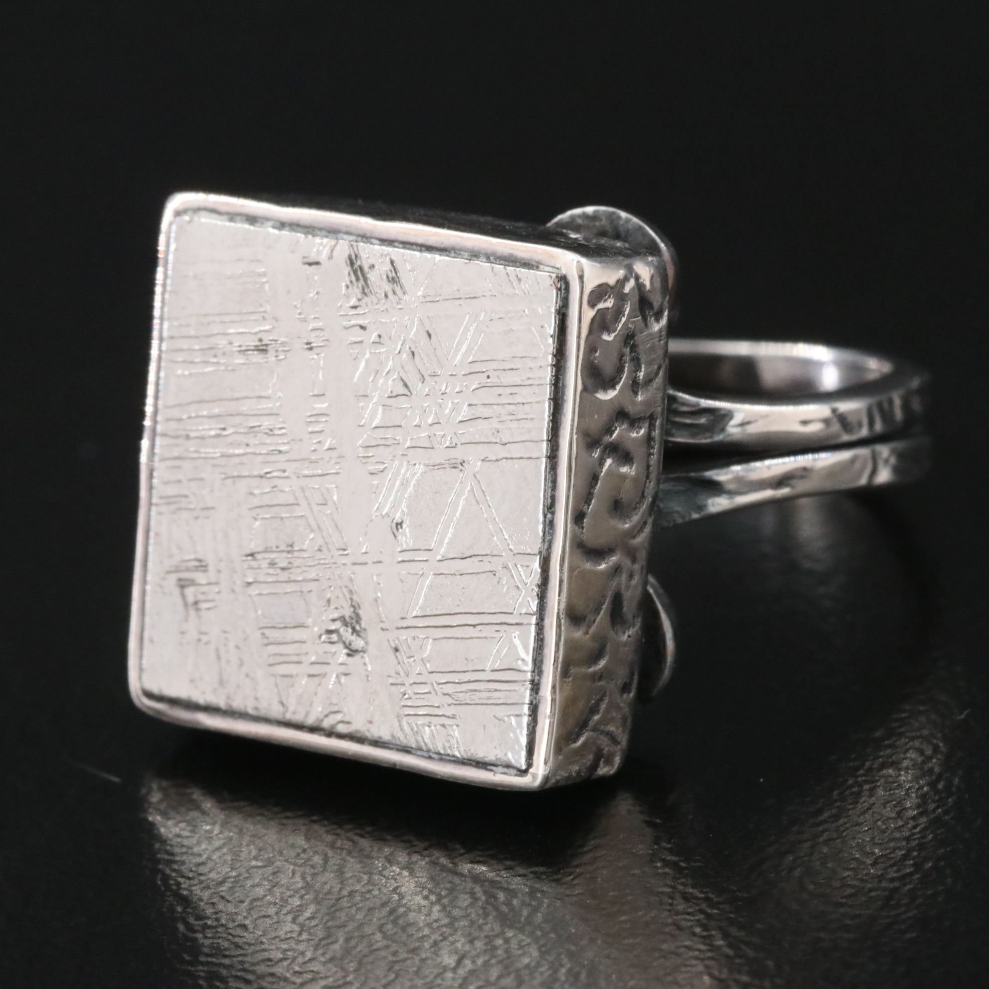 Sterling Square Ring