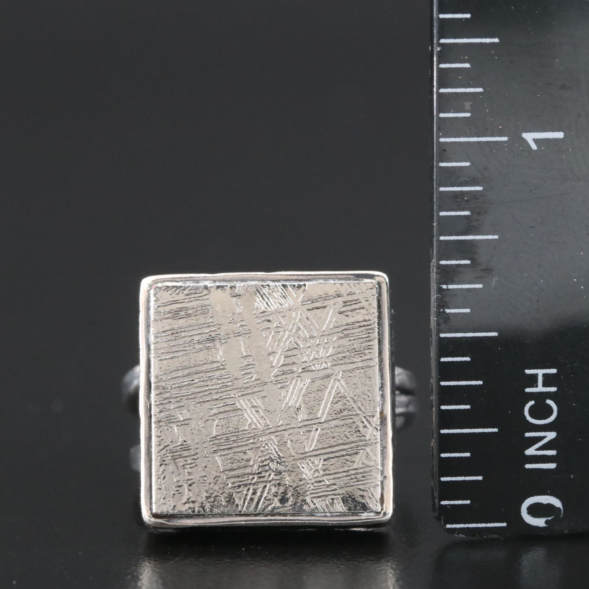 Sterling Square Ring