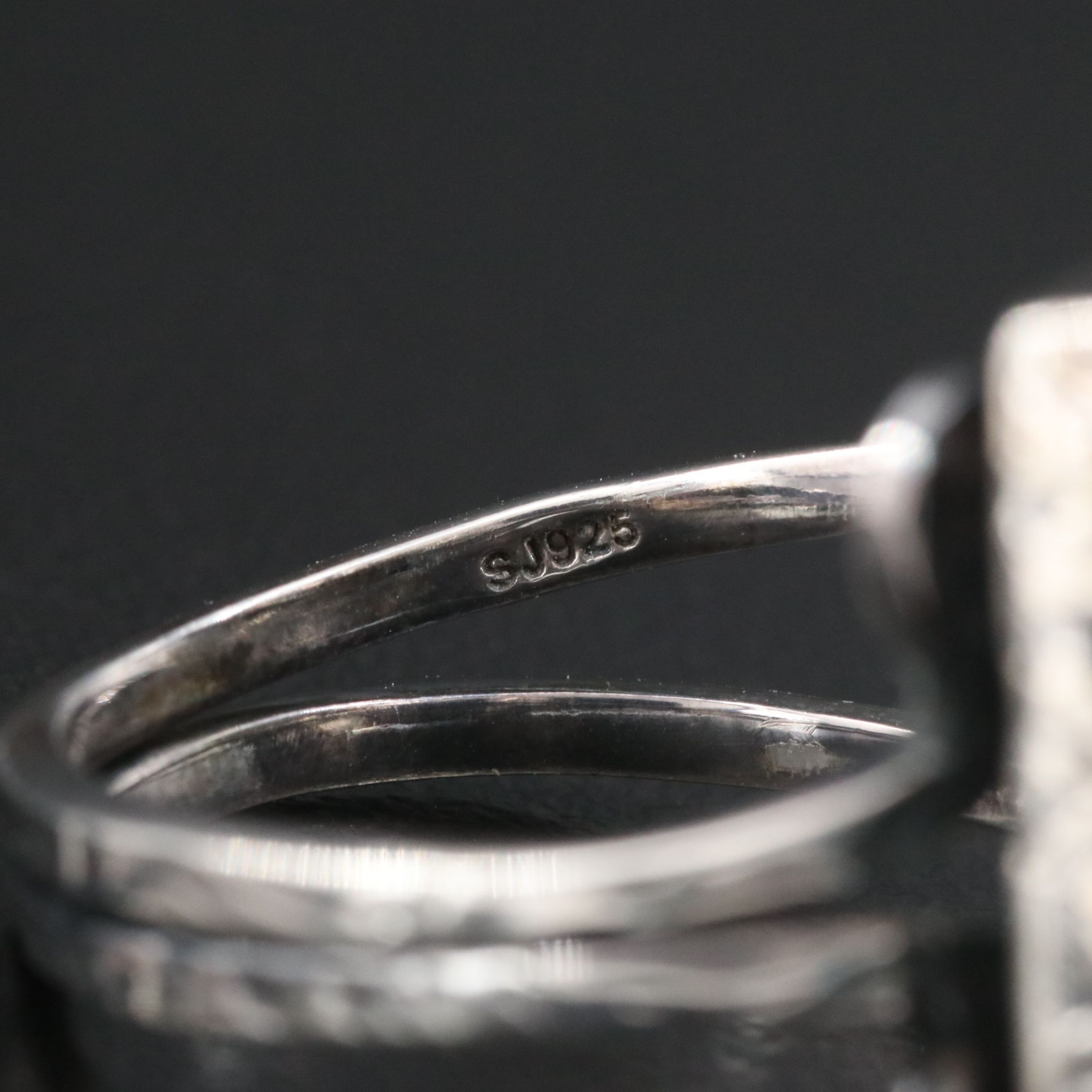 Sterling Square Ring