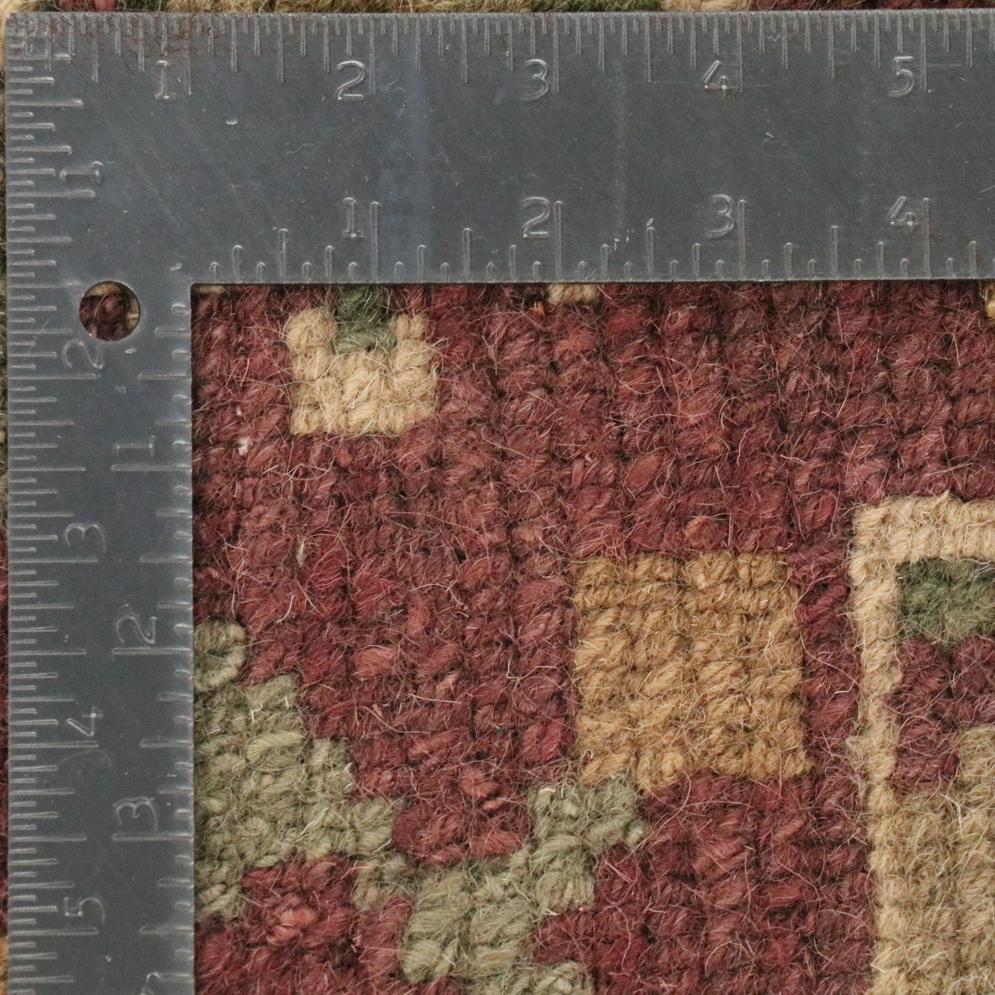 3'6 x 5'5 Hand-Knotted Couristan Indo-Tibetan Area Rug