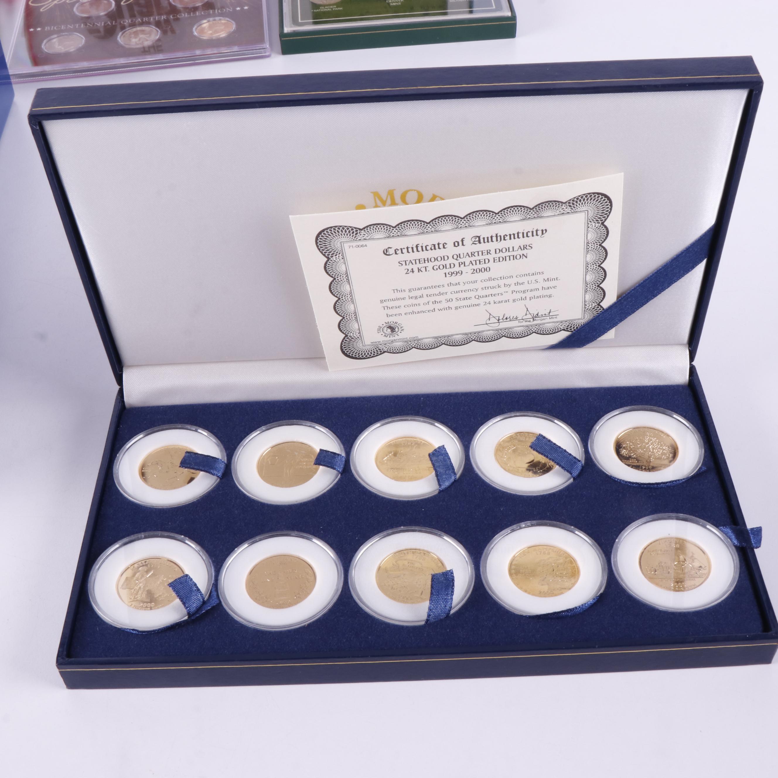 Collection of State Quarters in Eleven Specialty Sets and Loose
