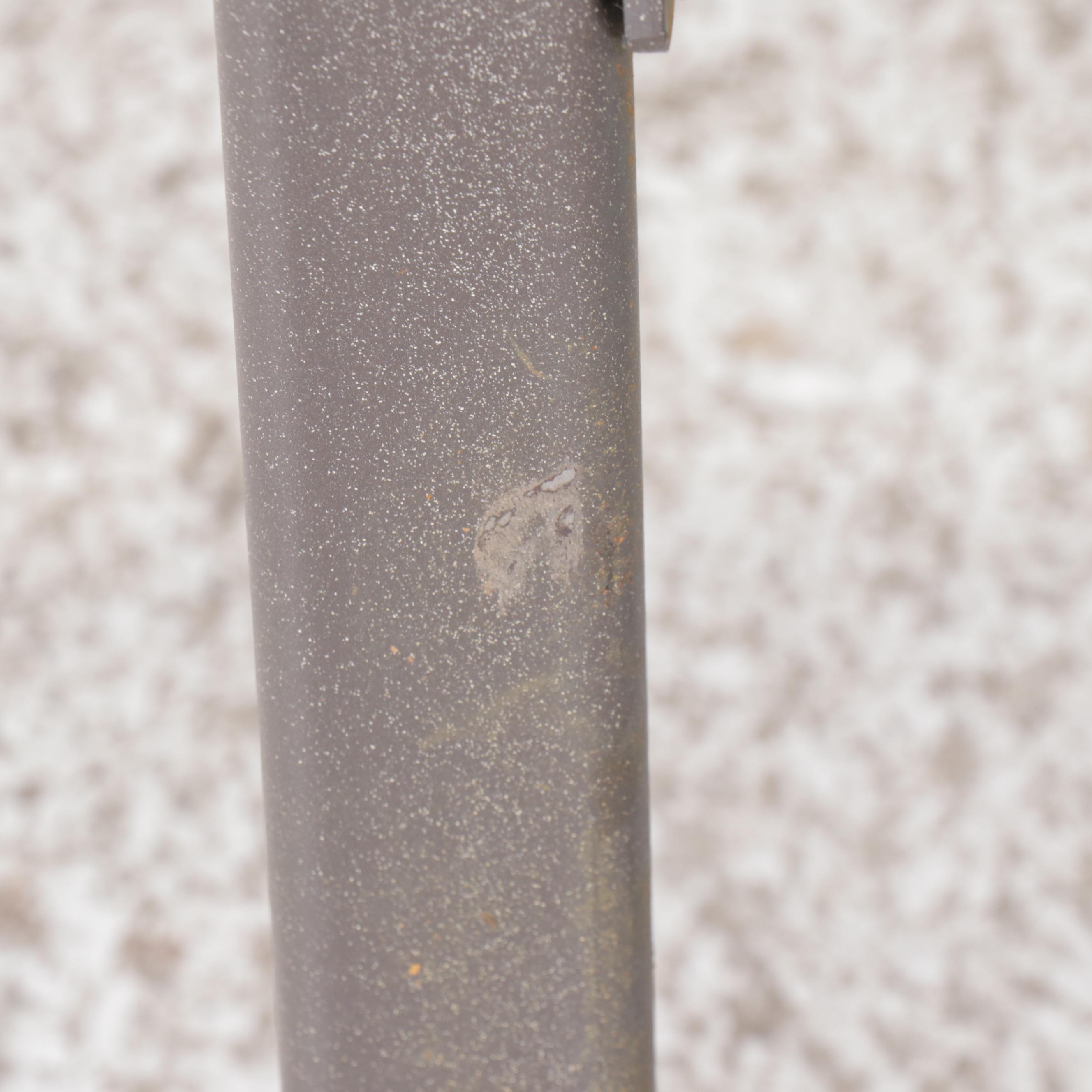 Set of Six Aluminum and Resin Wicker Amrchairs