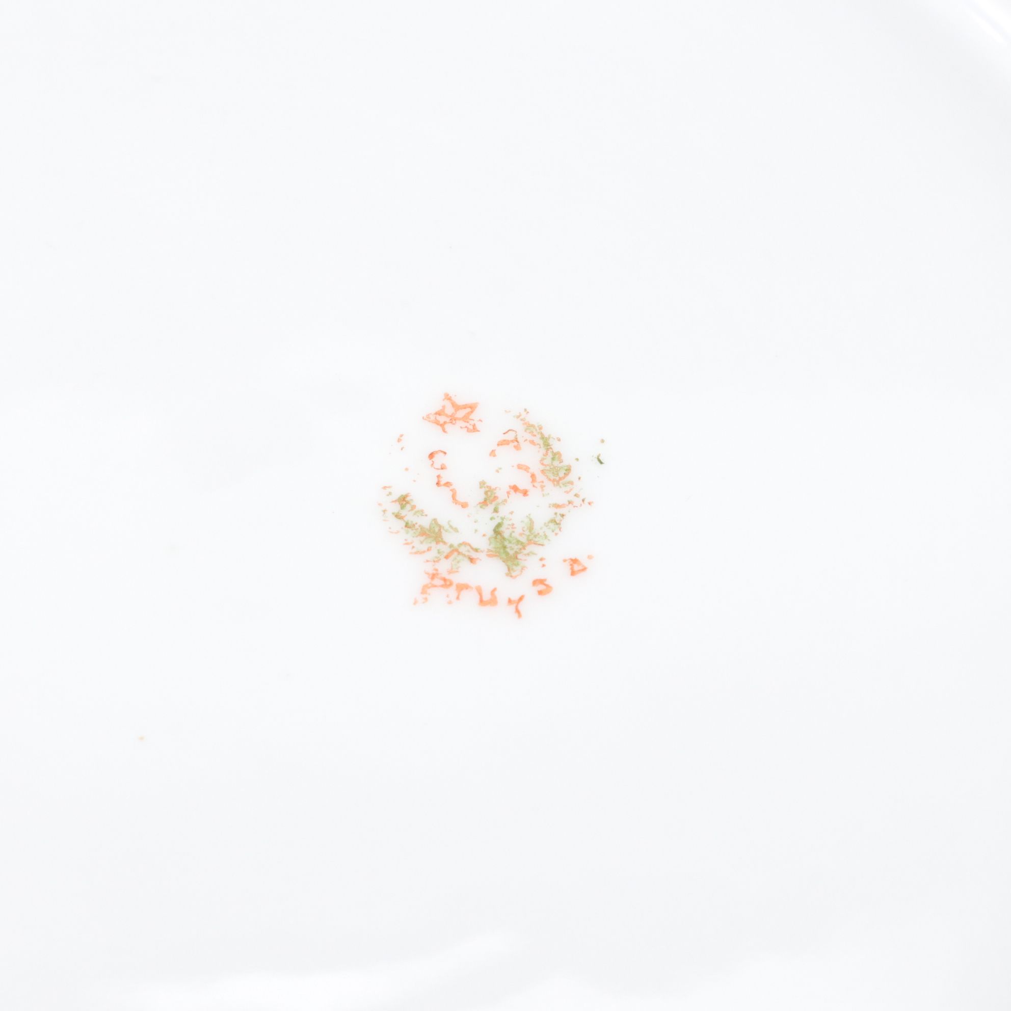 RS Prussia Gilt Rimmed Floral Dessert & Serving Bowl