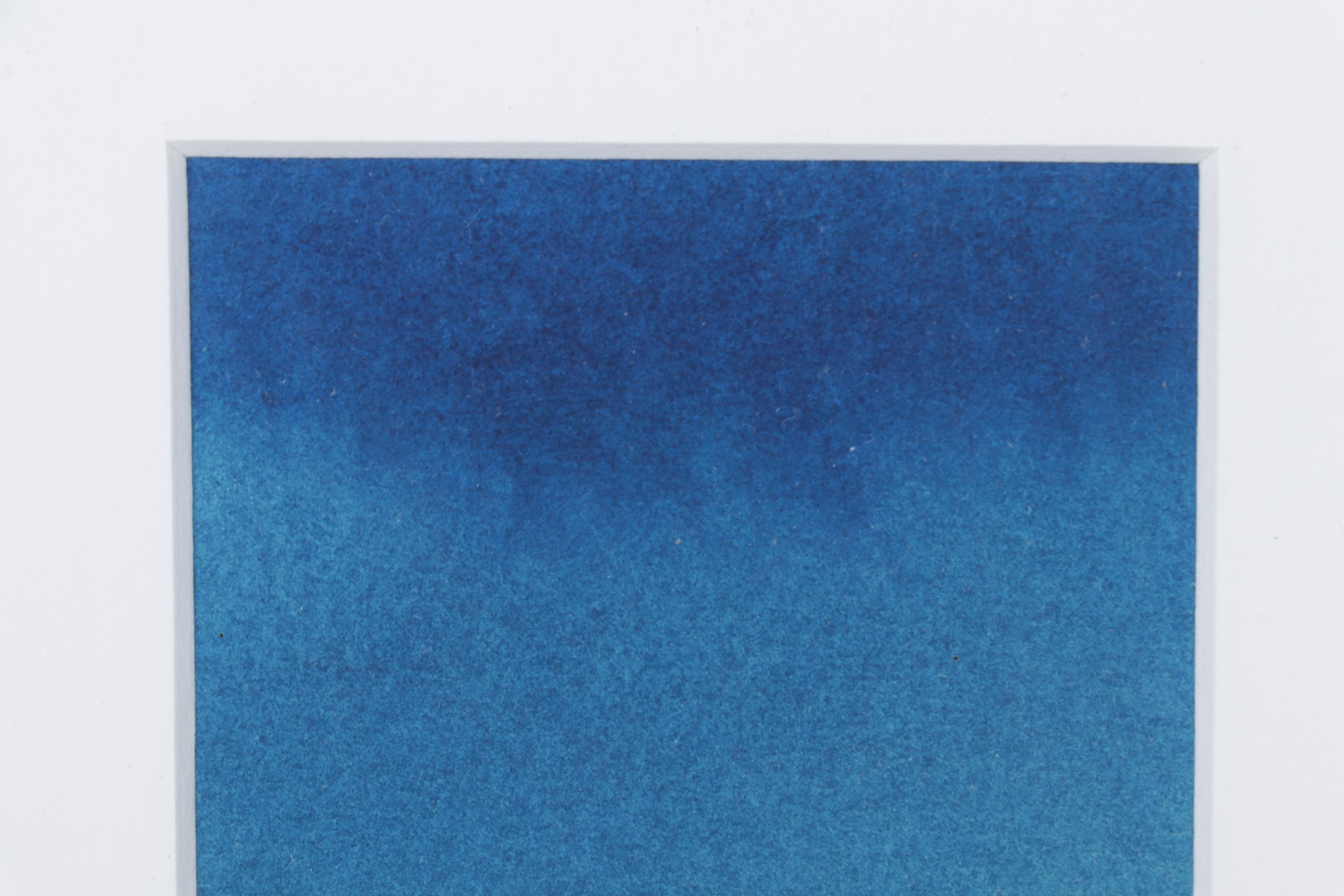 C.R. Abstract Minimalist Watercolor Painting