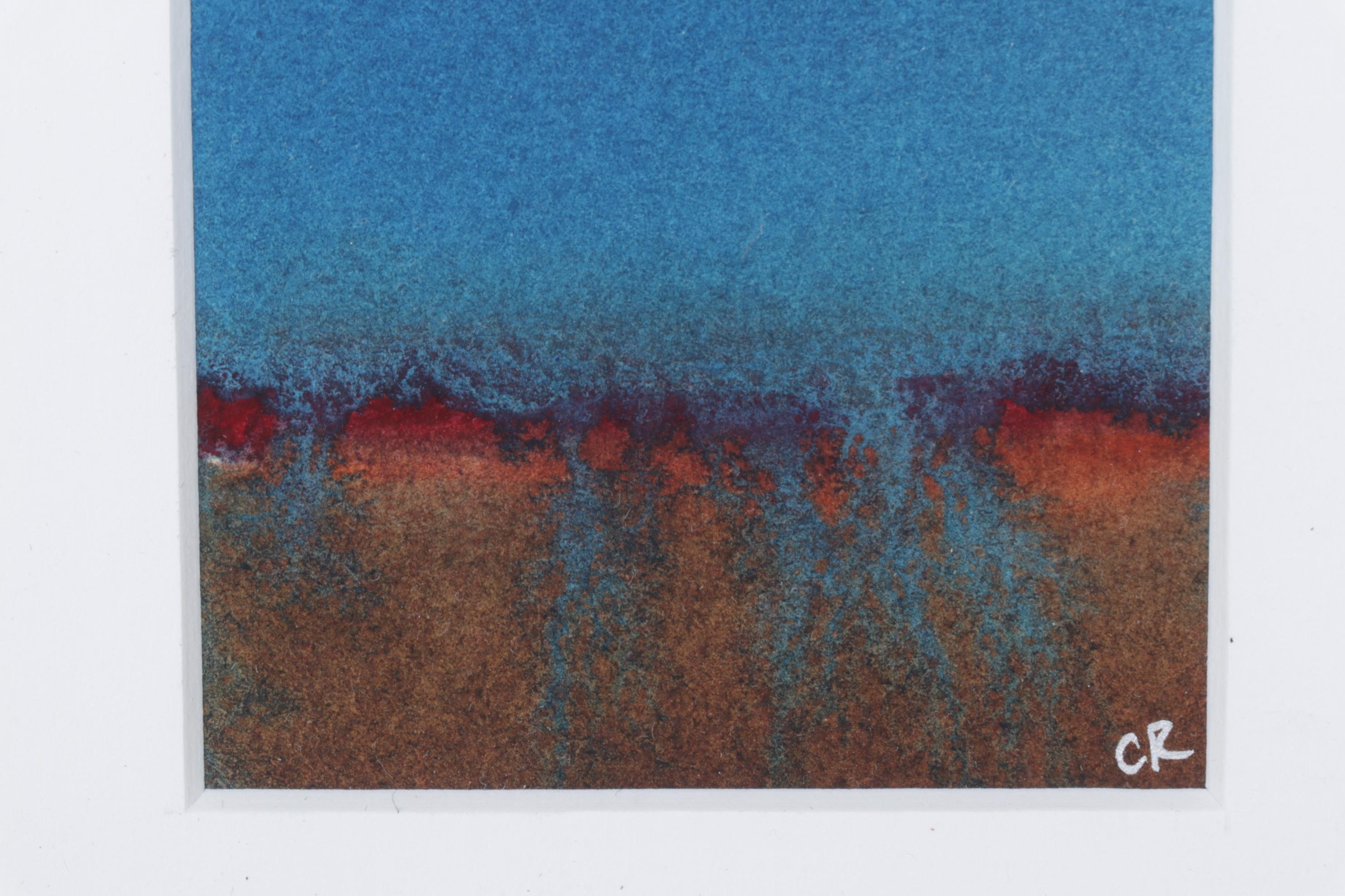 C.R. Abstract Minimalist Watercolor Painting