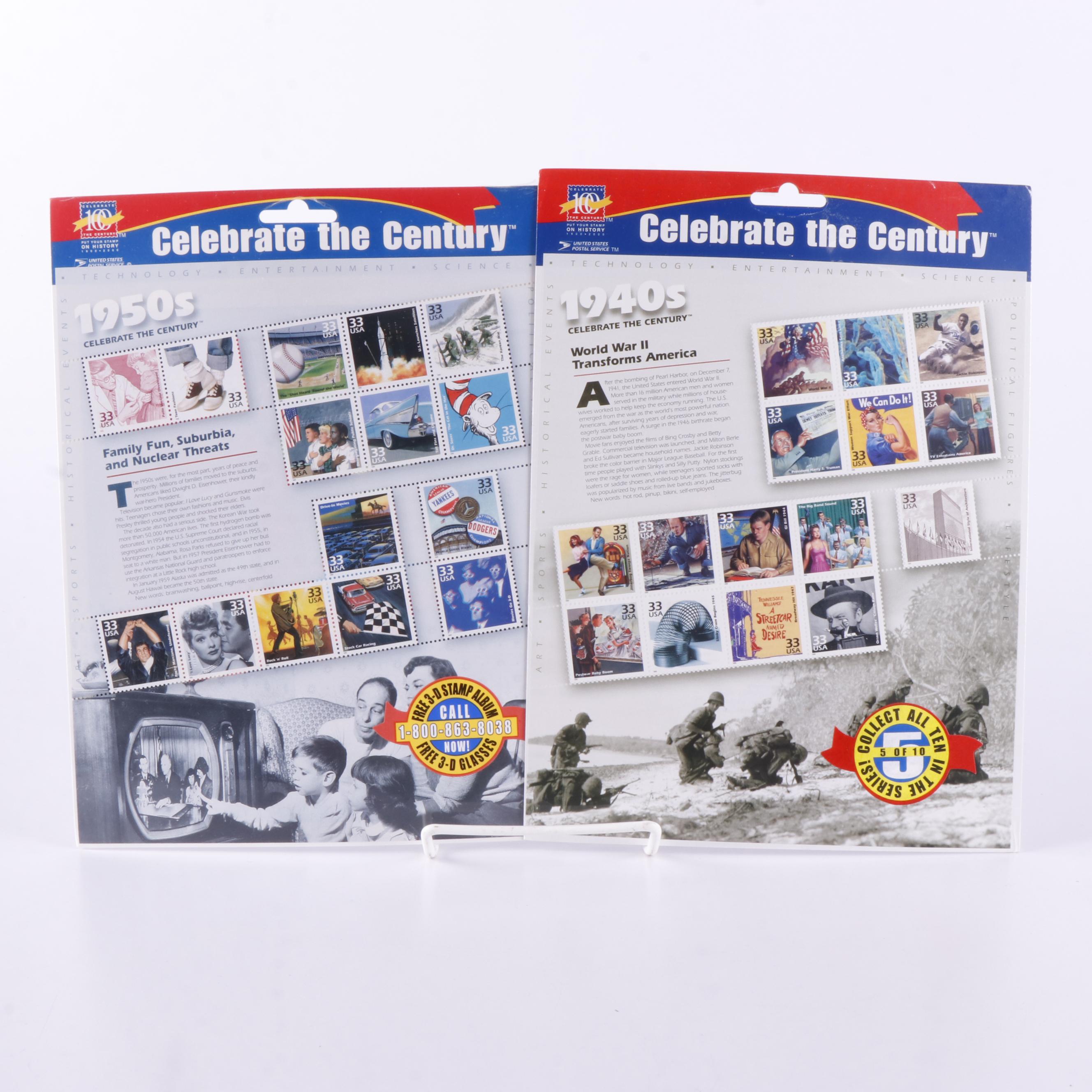 Collection of U.S. Postal Sets, Loose Stamps, and Sheets