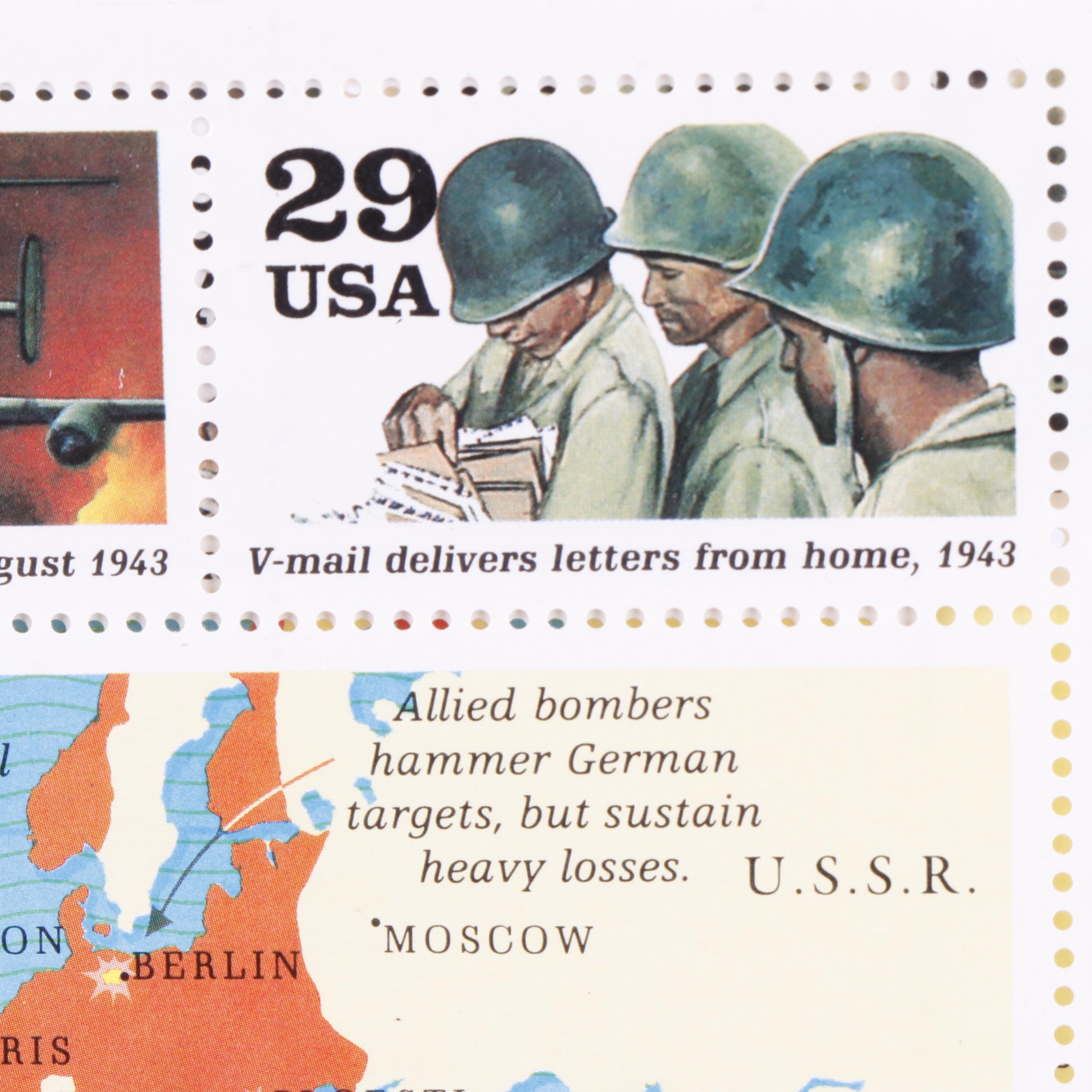 Collection of U.S. Postal Sets, Loose Stamps, and Sheets