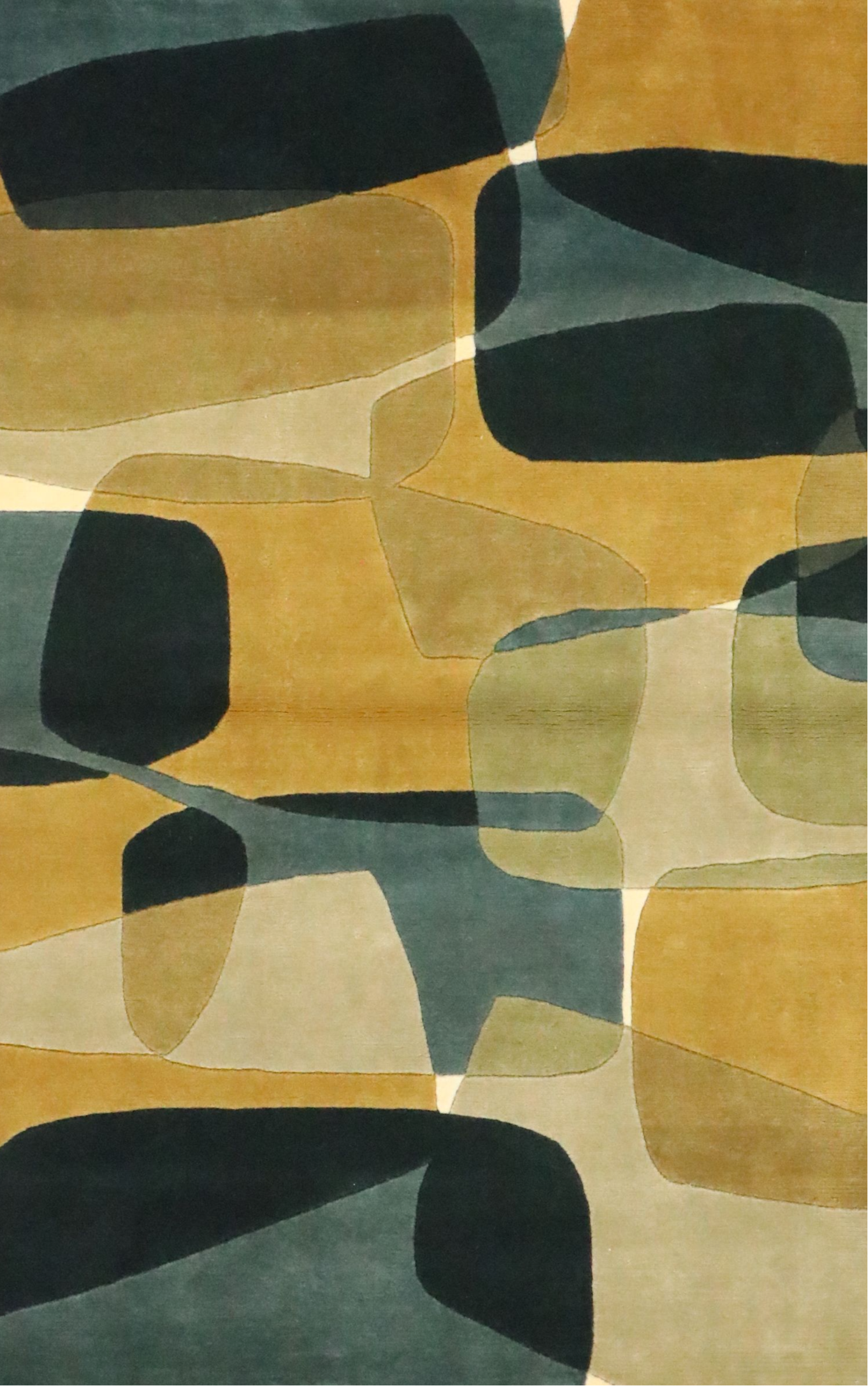 3'6 x 5'6 Hand-Knotted Nepalese Modern Area Rug