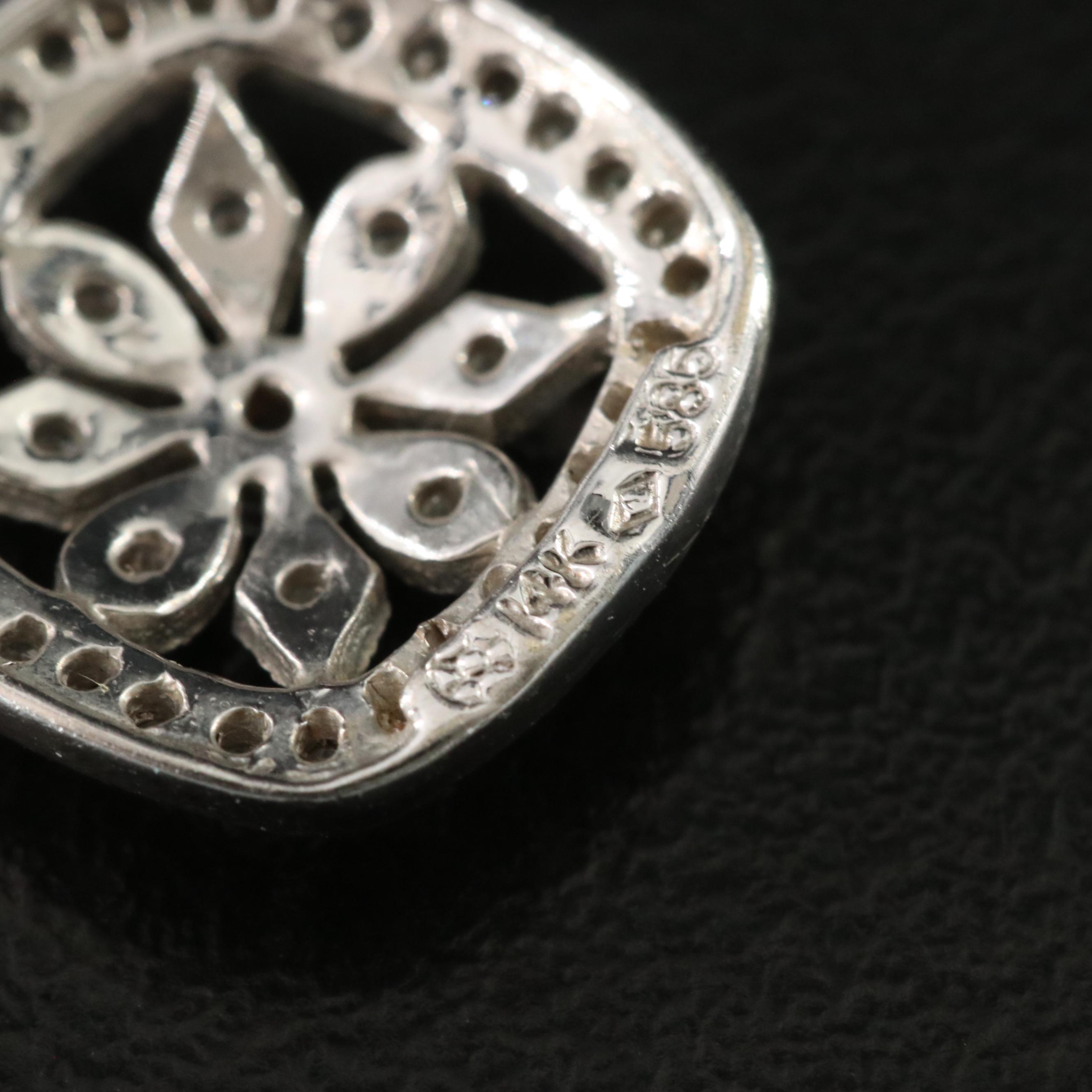 14K 0.25 CTW Diamond Floral Pendant