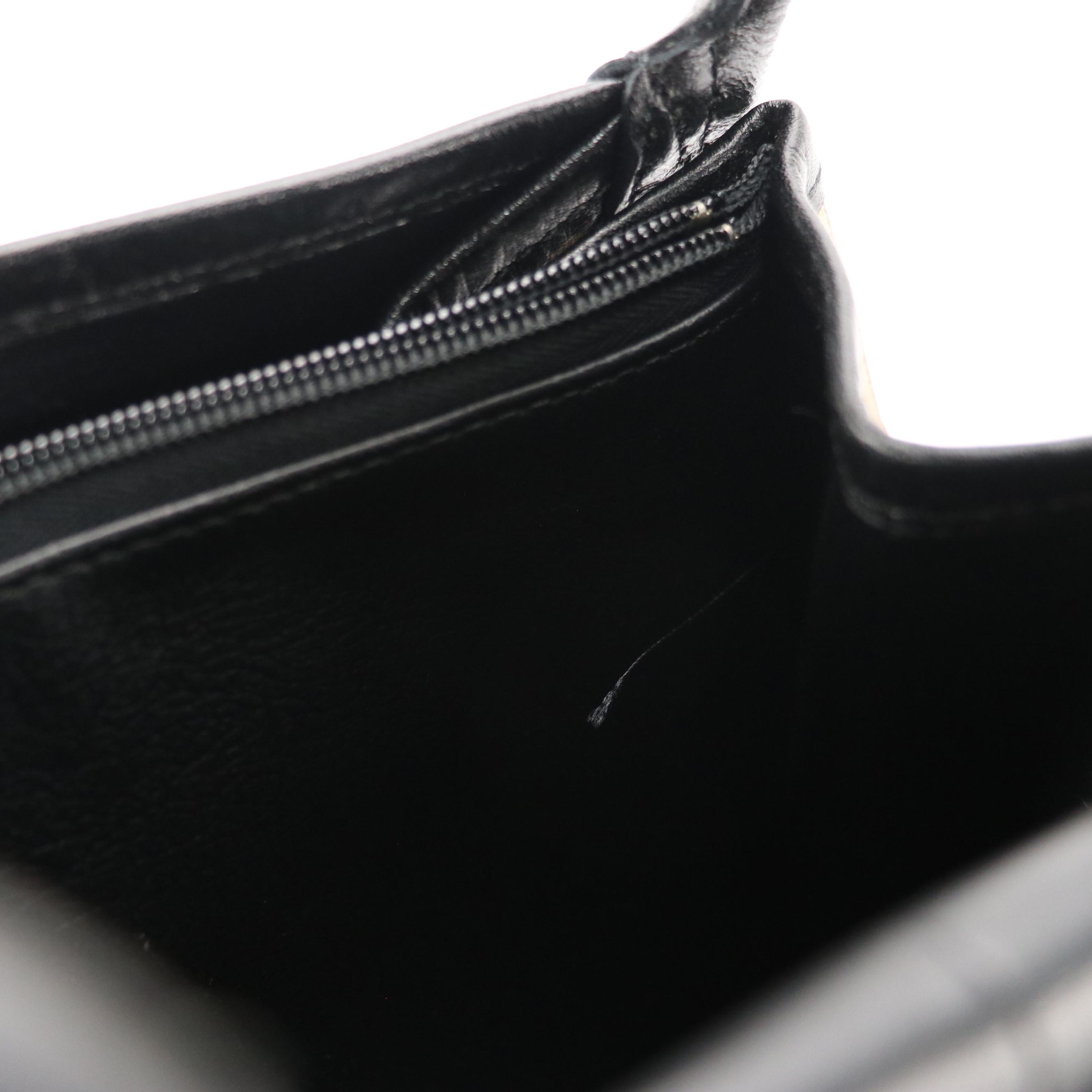 Burberrys' Hook-Front Saddle Flap Bag in Haymarket Check Canvas and Leather