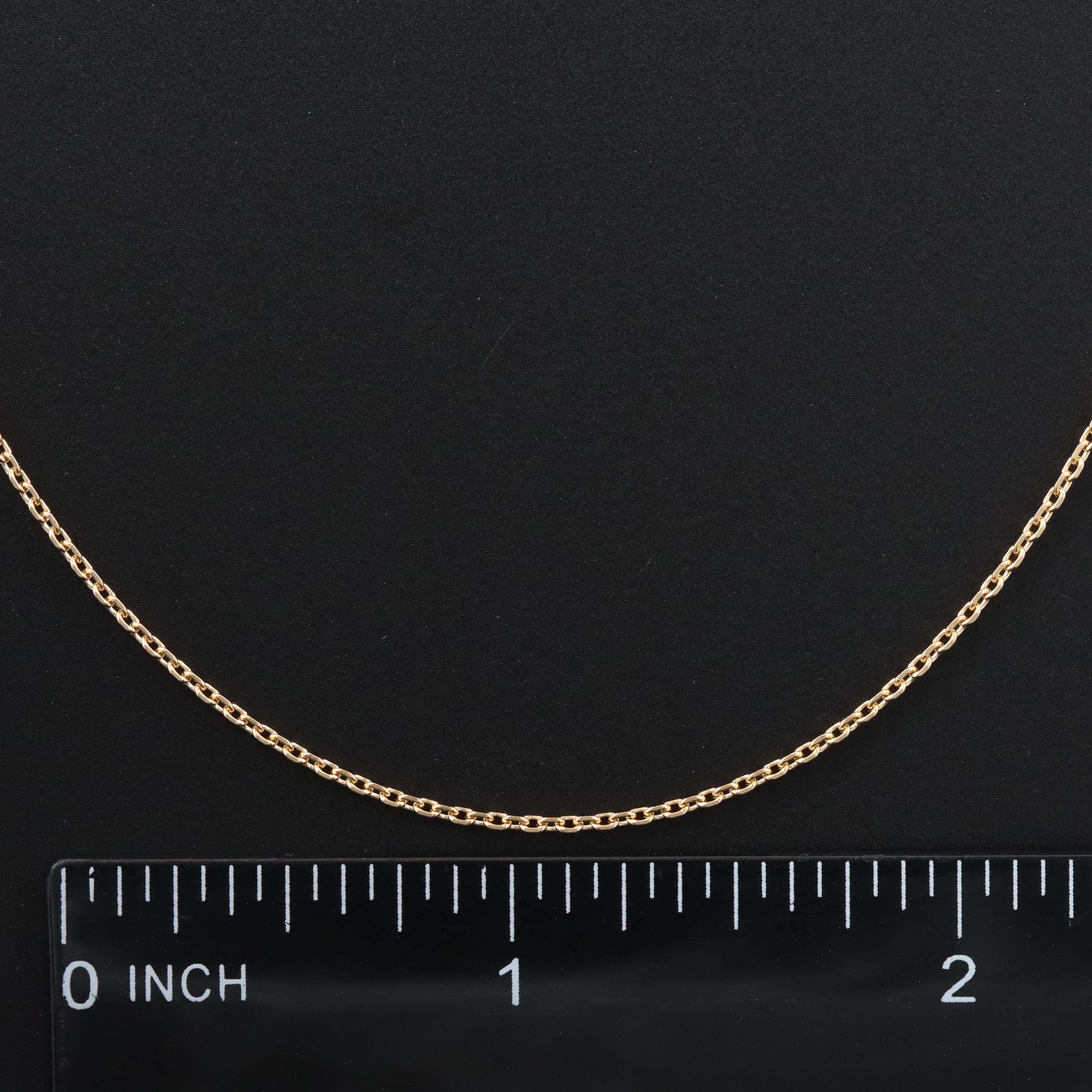 14K Cable Chain Necklace