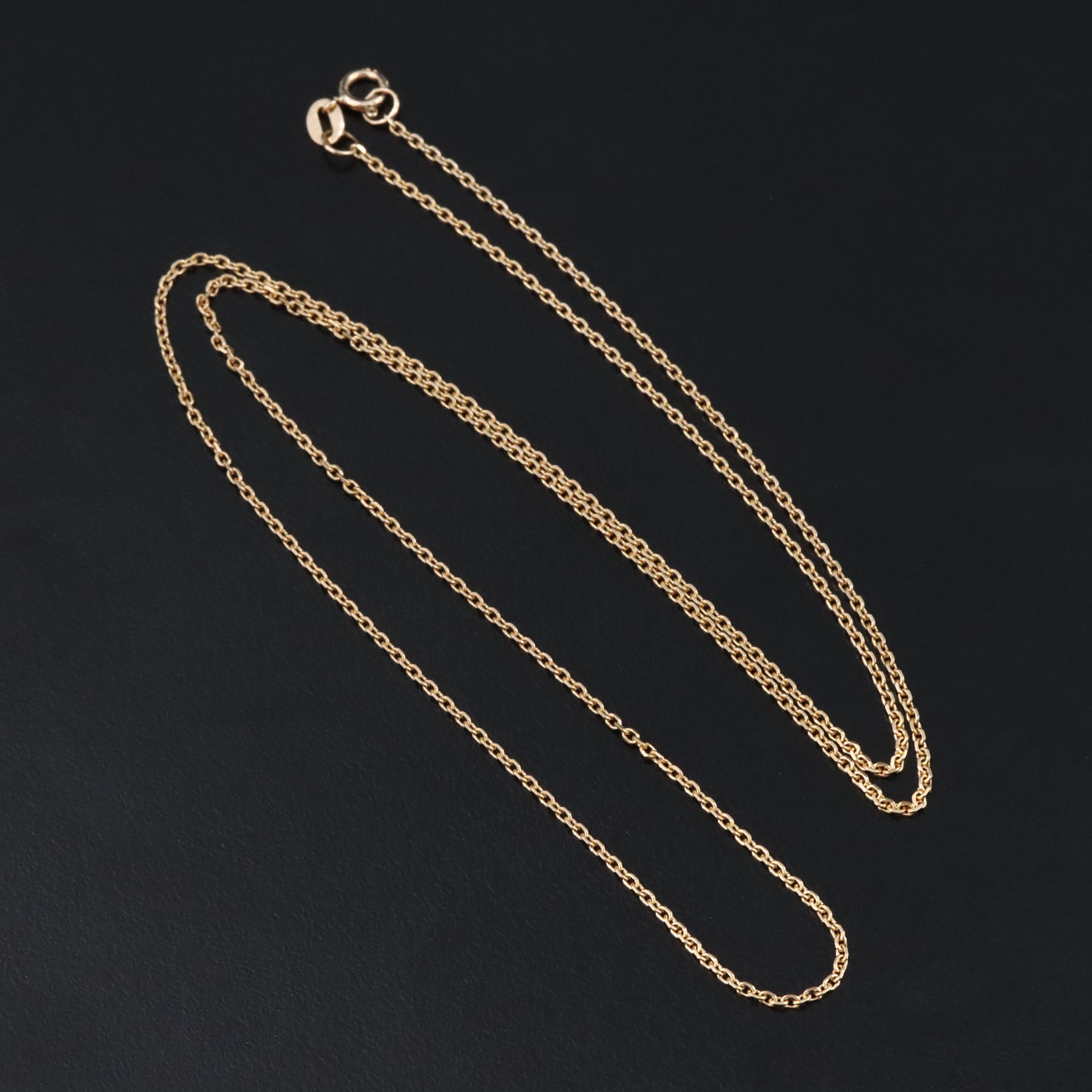 14K Cable Chain Necklace