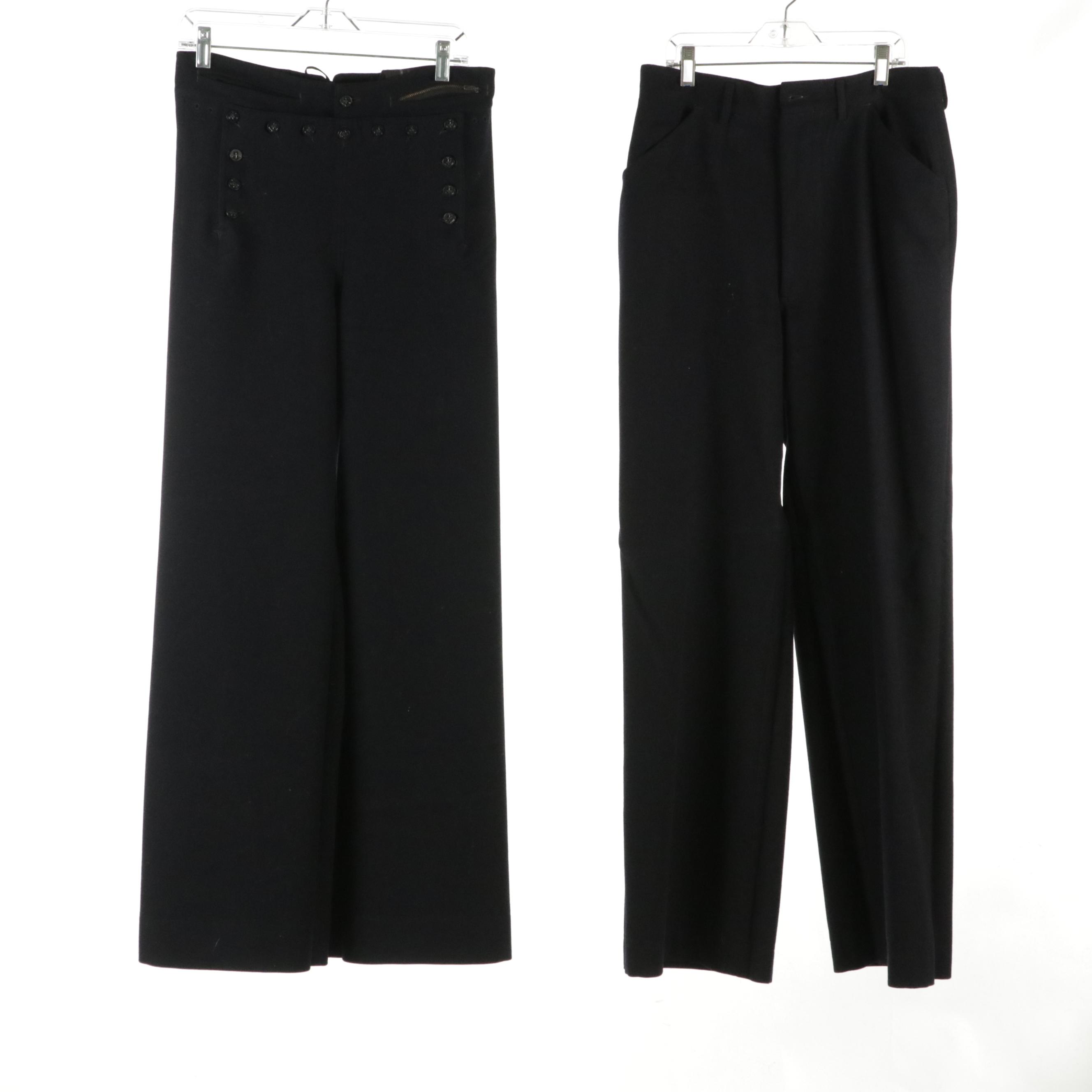 Korean War Era U.S. Navy Dress and Undress Blue Service Uniforms, Other Uniform