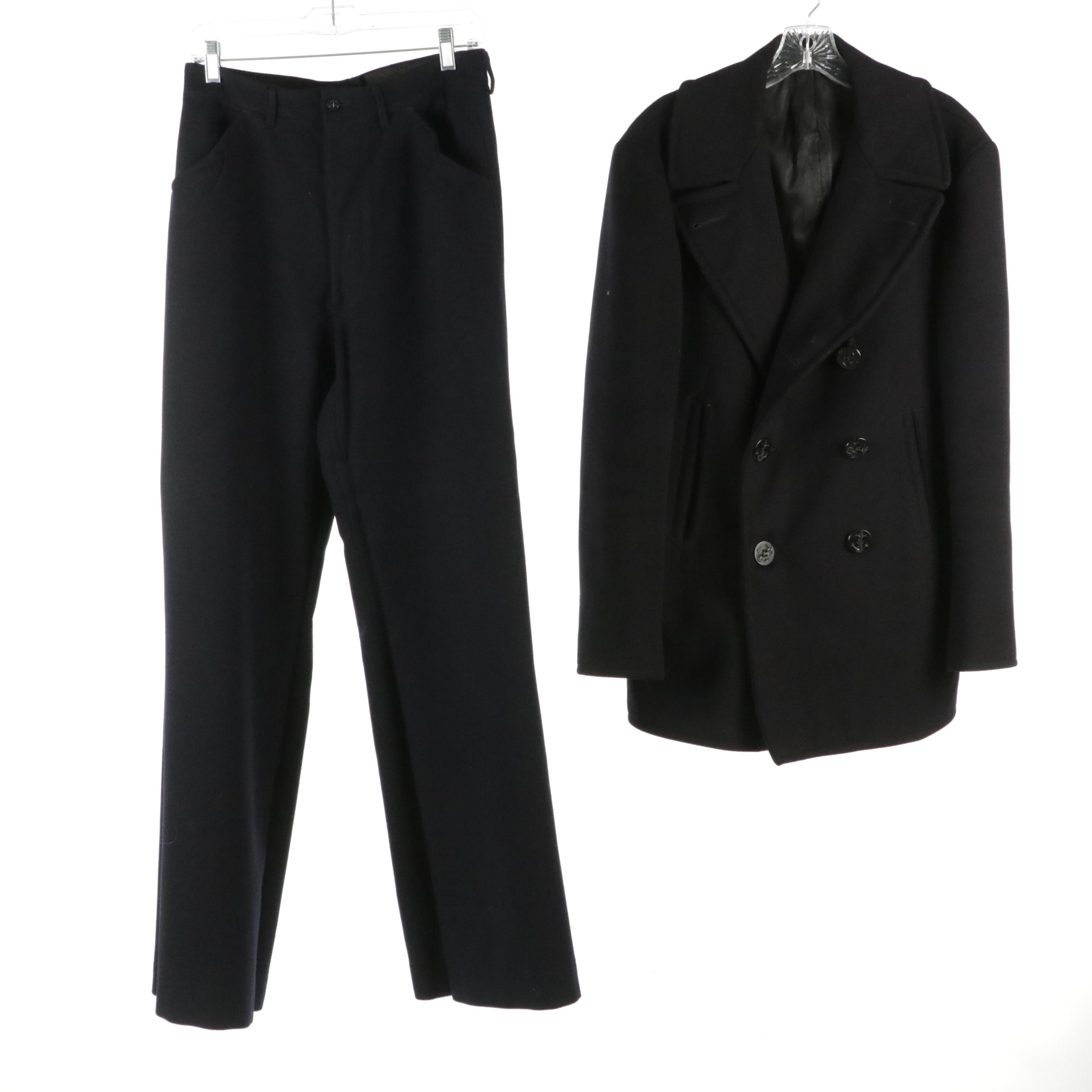 Korean War Era U.S. Navy Dress and Undress Blue Service Uniforms, Other Uniform