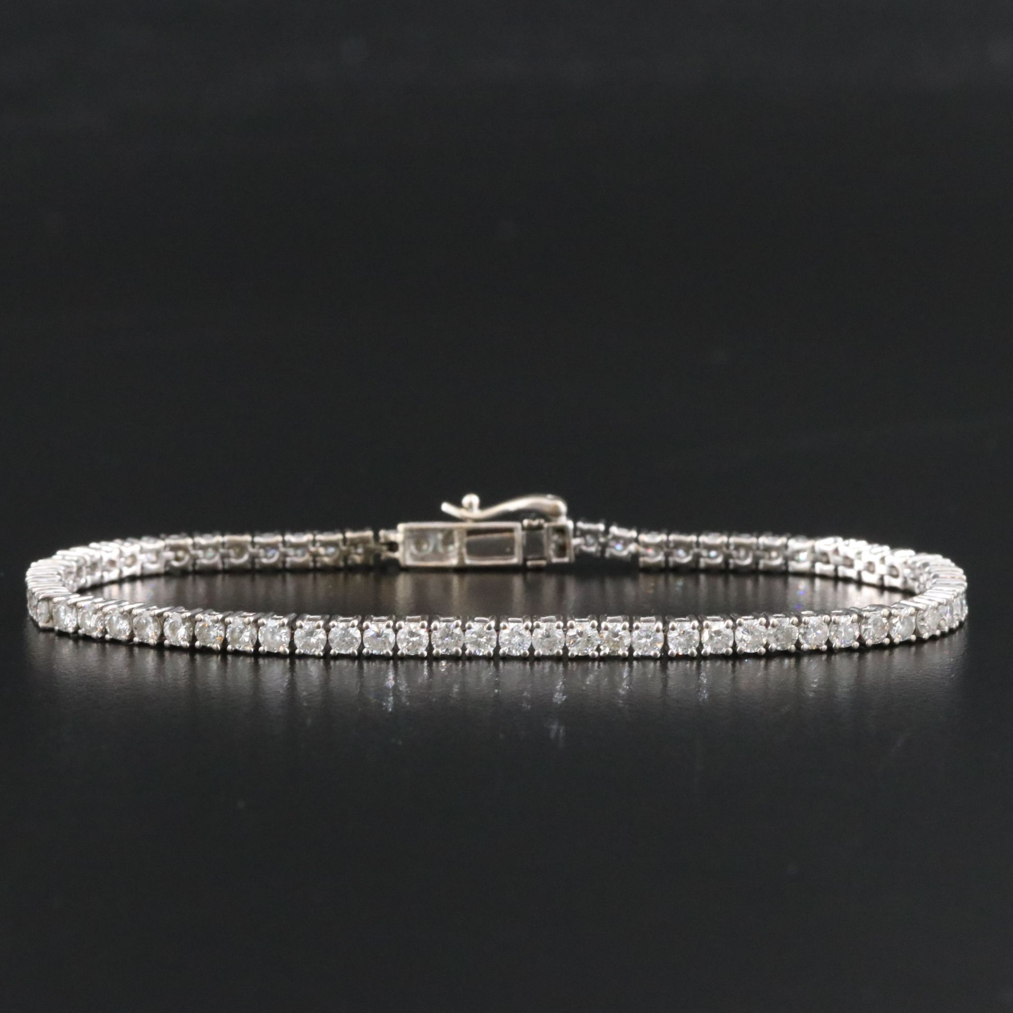 14K 4.48 CTW Diamond Line Bracelet