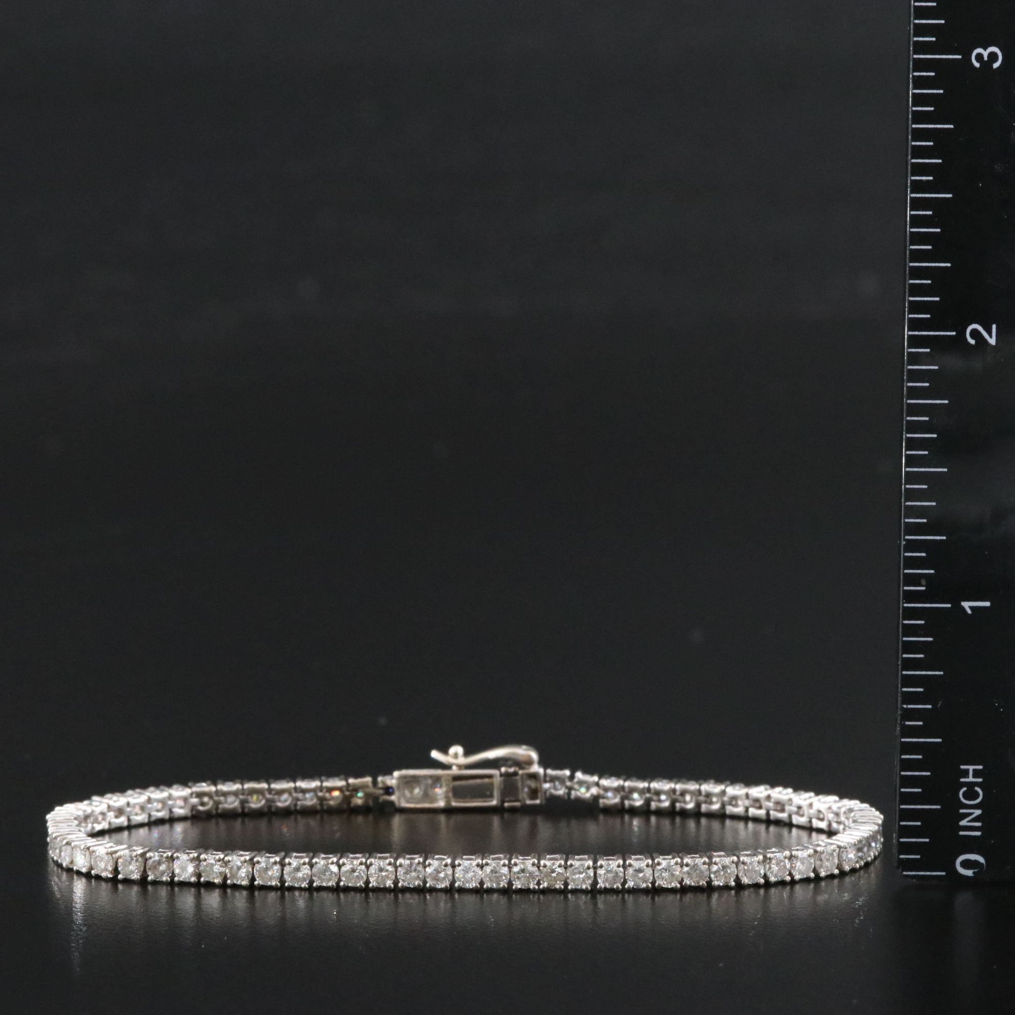 14K 4.48 CTW Diamond Line Bracelet