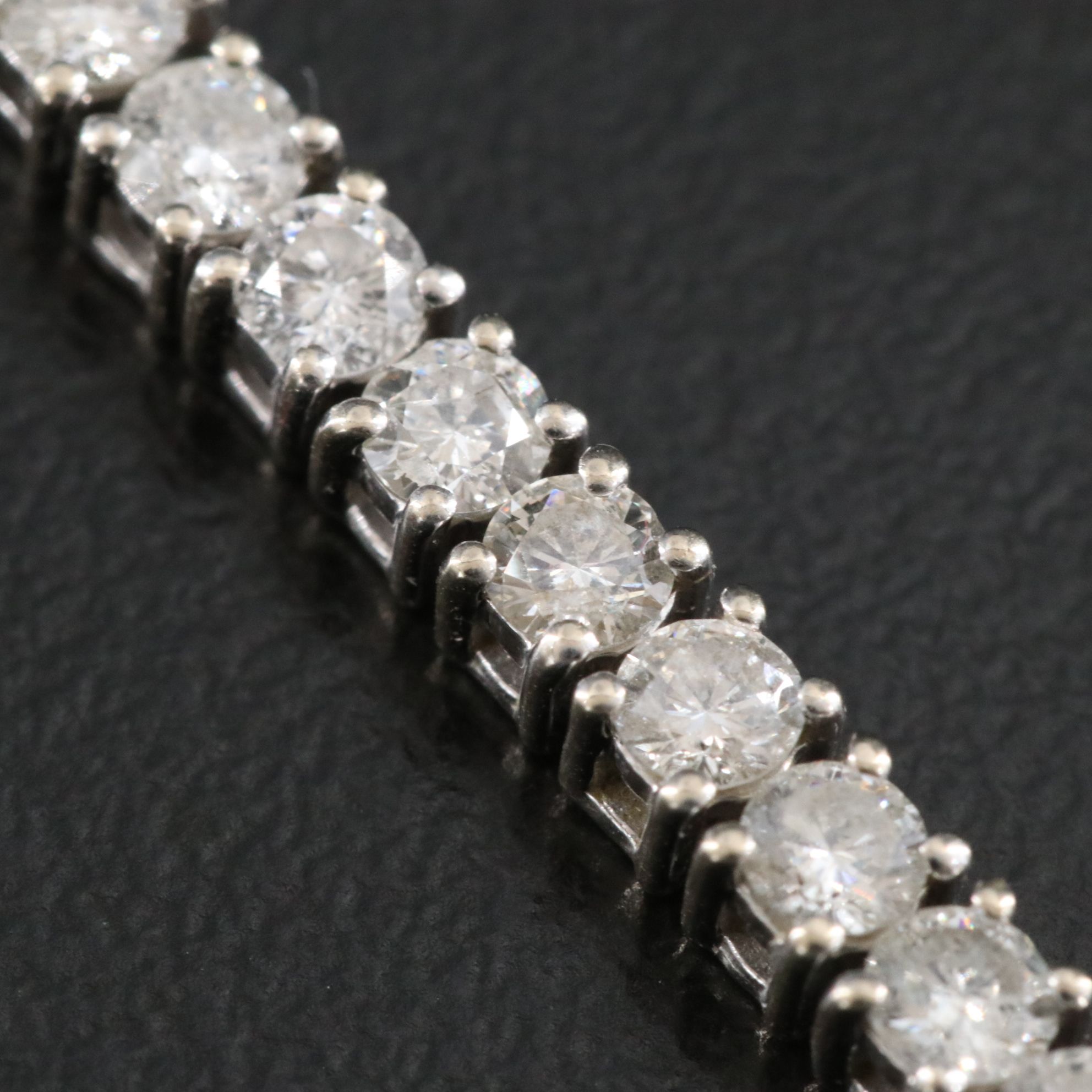 14K 4.48 CTW Diamond Line Bracelet