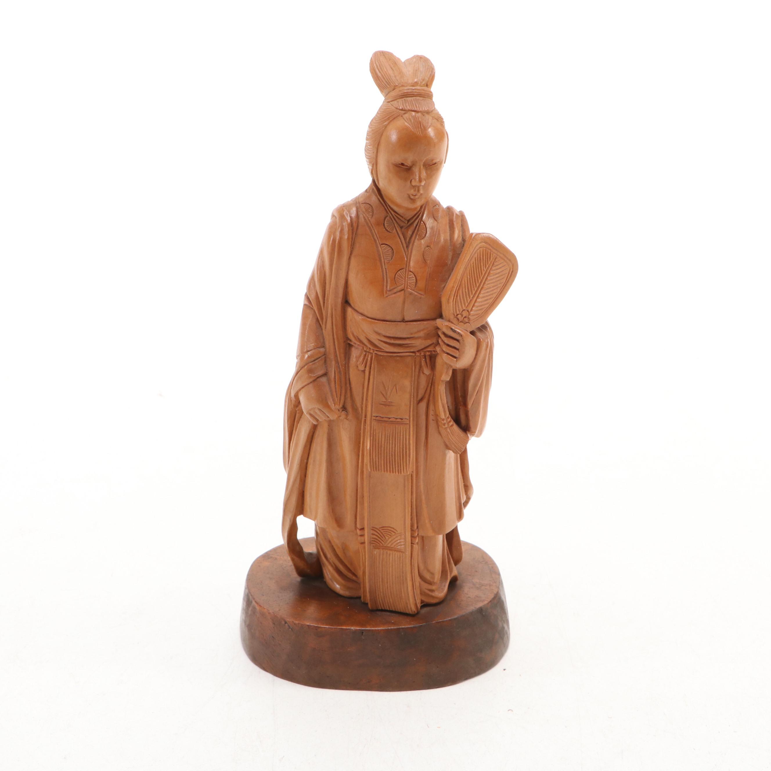 Chinese Inkstone with Cloisonné Napkin Rings and Other Decor