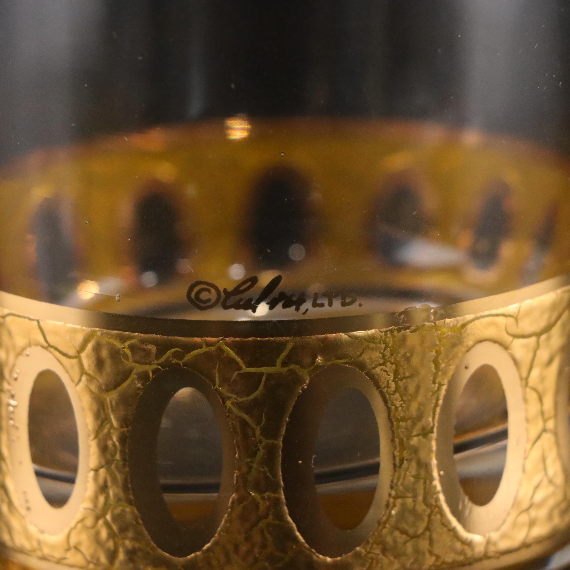 Culver Antigua Old Fashioned Glasses, Set of Seven