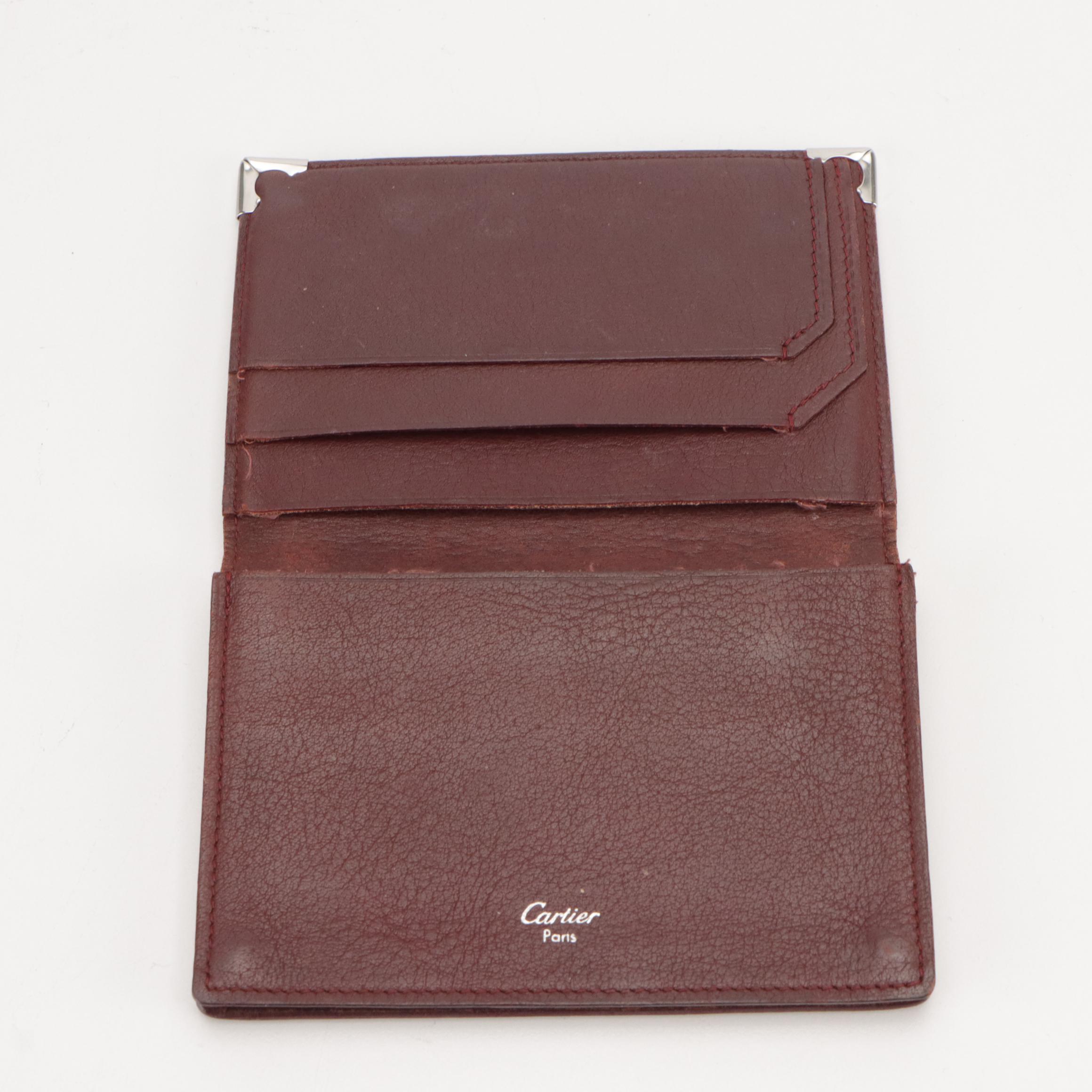 Cartier Card Case in Leather