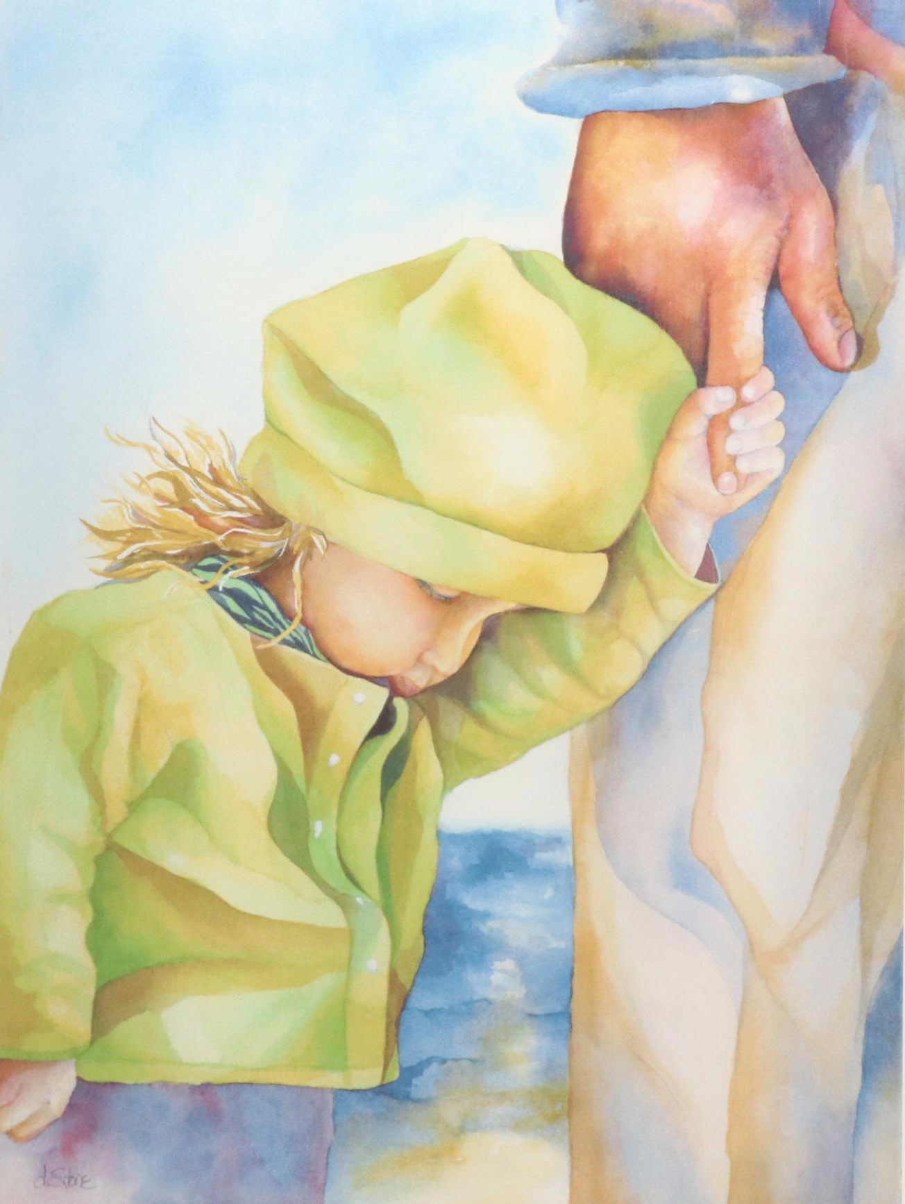 J. Stone Giclée "Papa's Hand," 21st Century