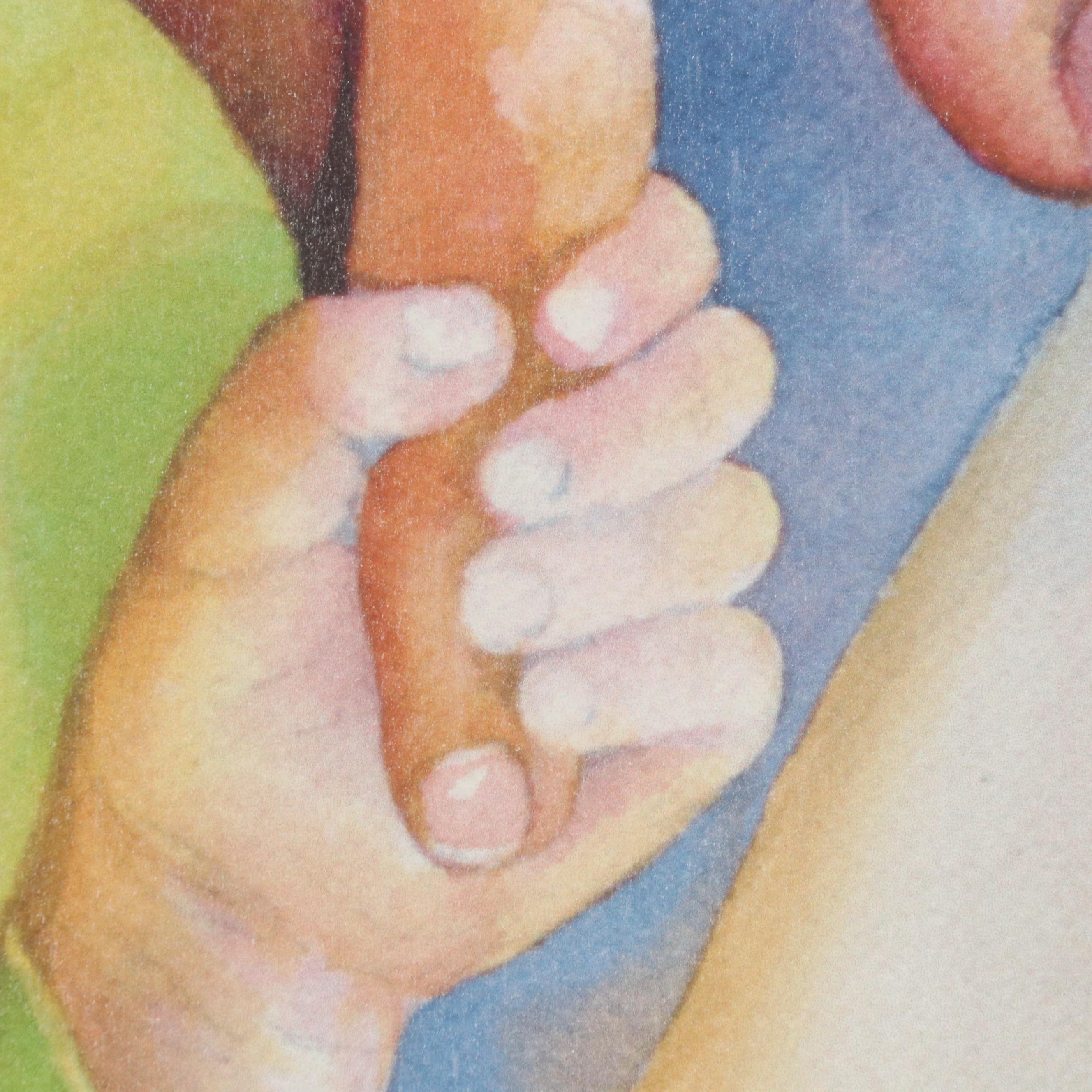 J. Stone Giclée "Papa's Hand," 21st Century