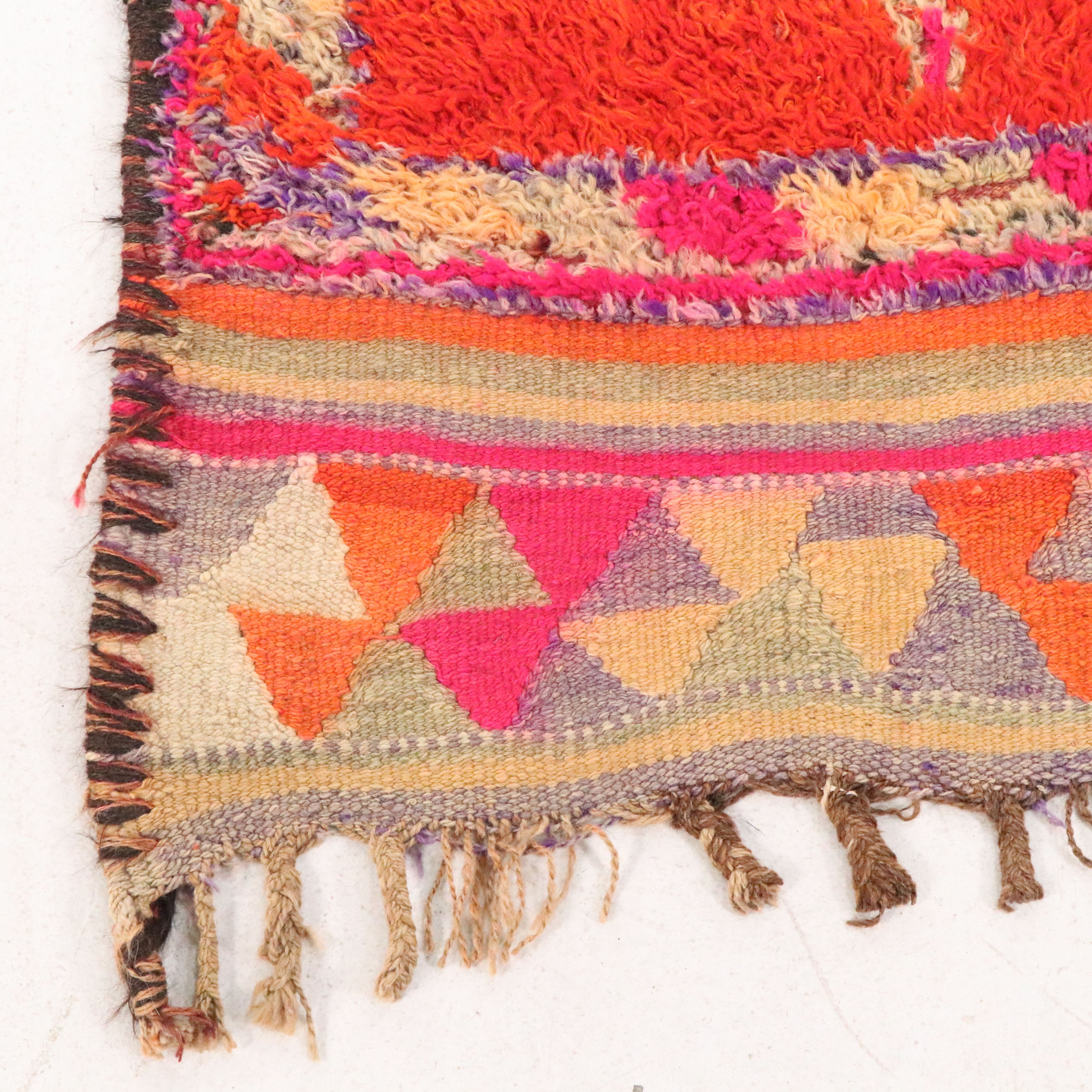 3'1 x 10'10 Hand-Knotted Moroccan Berber Long Rug