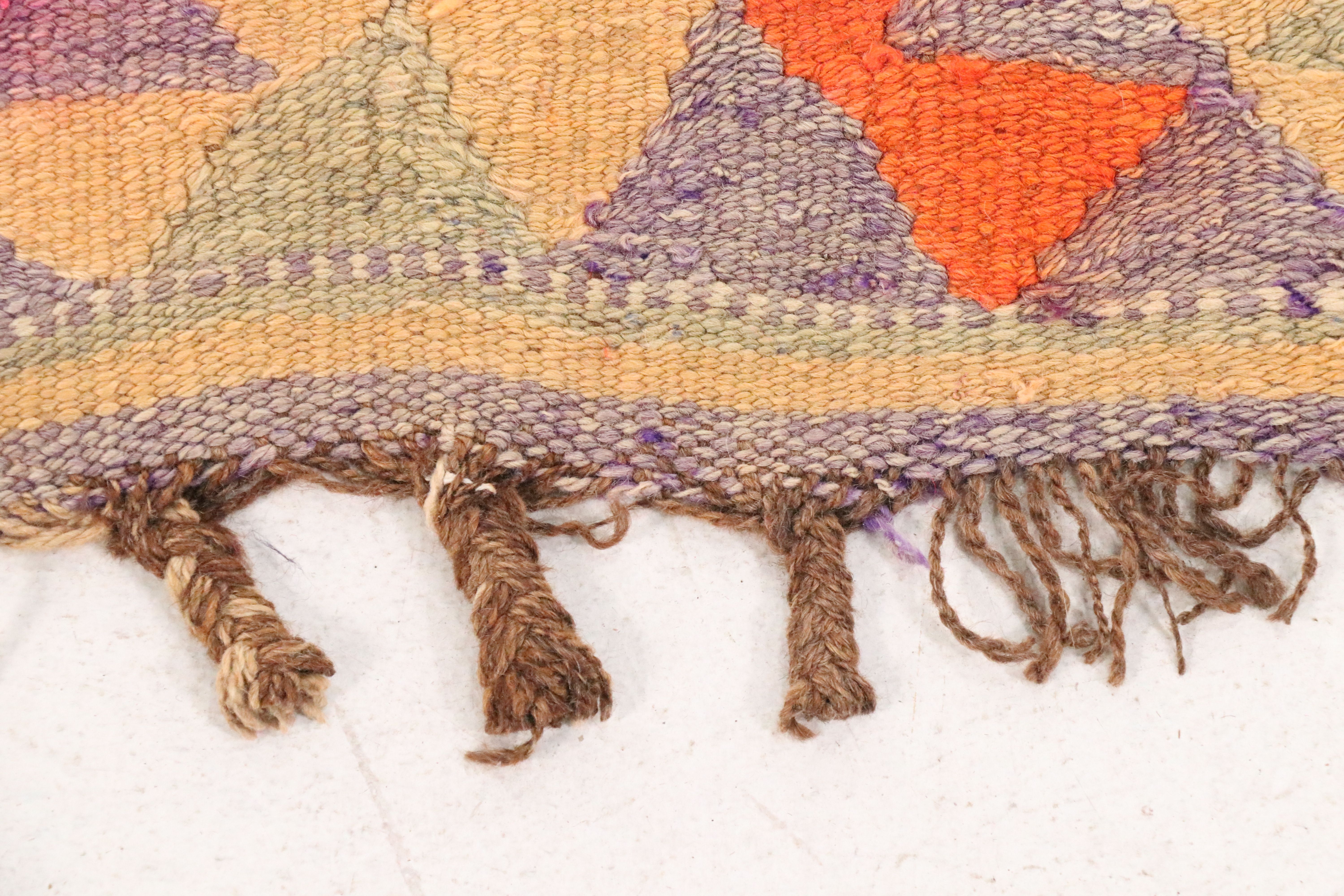 3'1 x 10'10 Hand-Knotted Moroccan Berber Long Rug