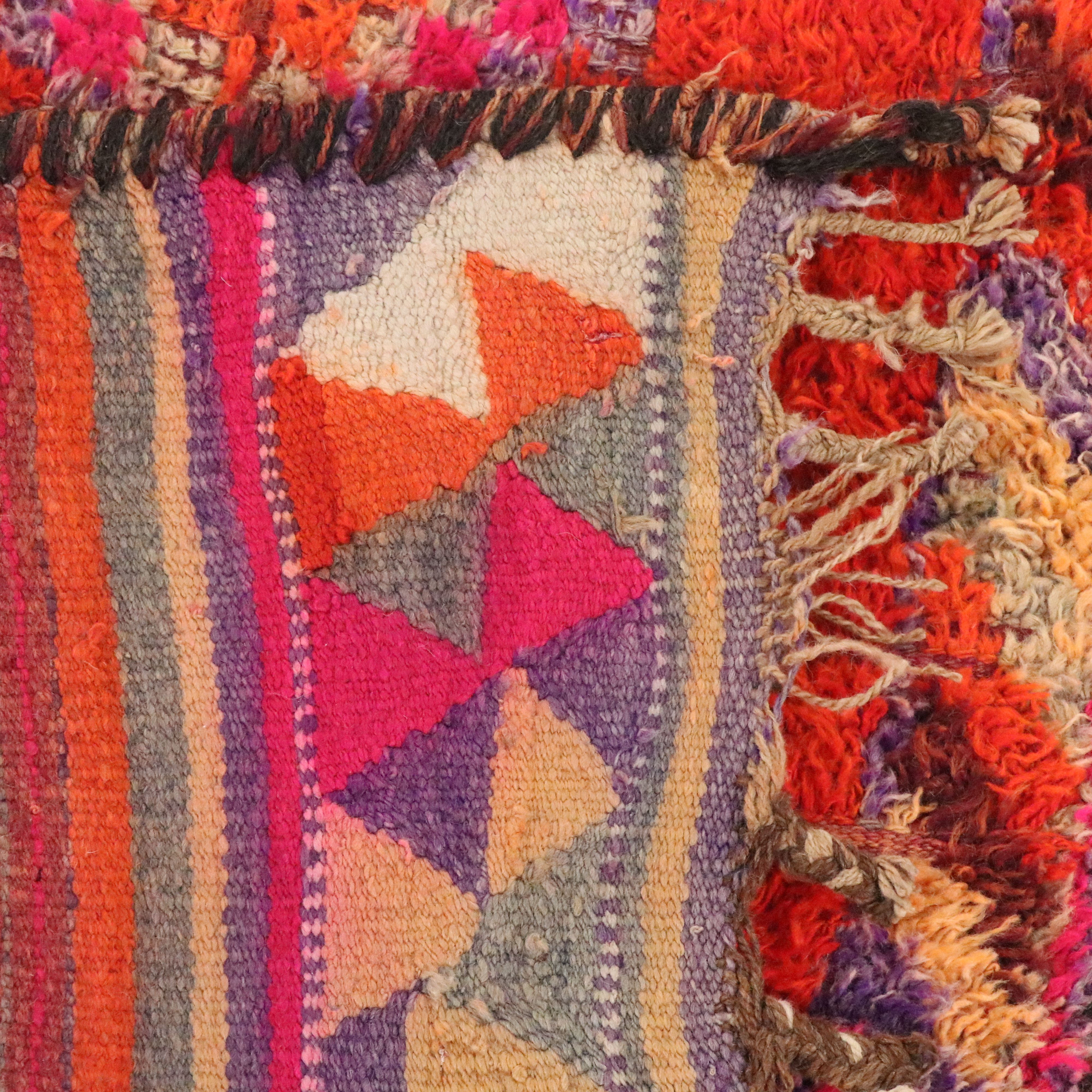 3'1 x 10'10 Hand-Knotted Moroccan Berber Long Rug