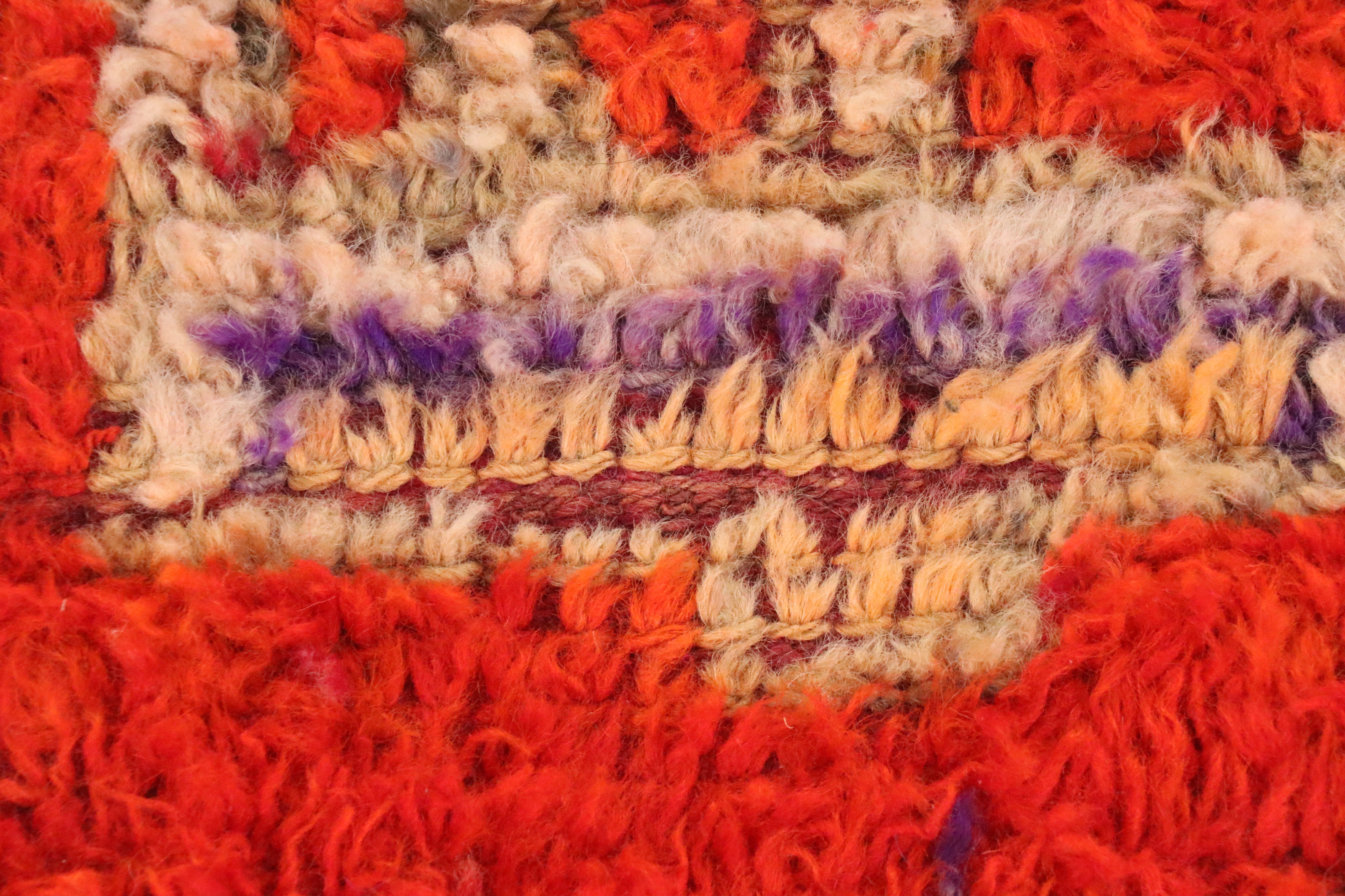 3'1 x 10'10 Hand-Knotted Moroccan Berber Long Rug