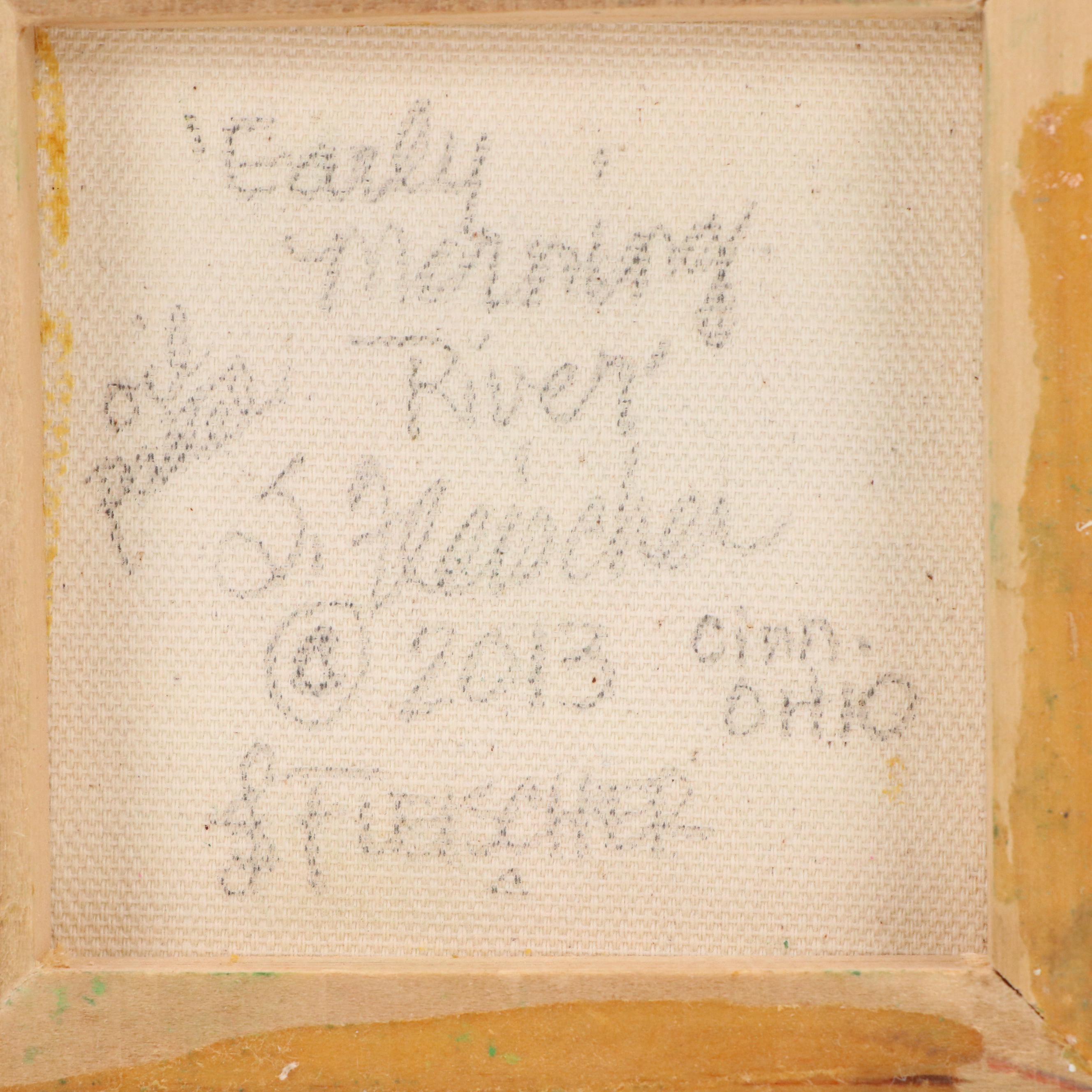 Sheila Fleischer Oil Pastel Landscape "Early Morning," 2013