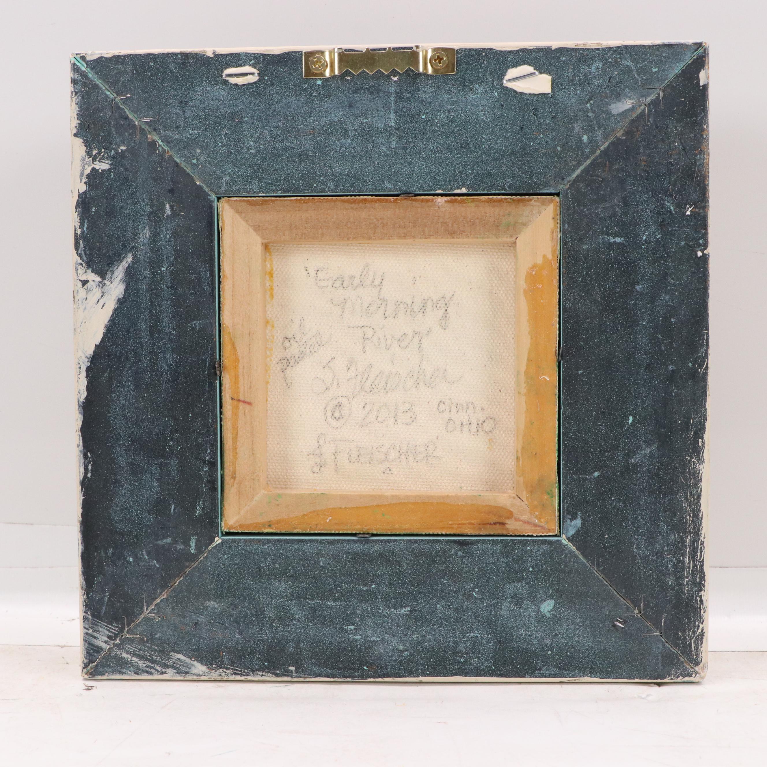 Sheila Fleischer Oil Pastel Landscape "Early Morning," 2013