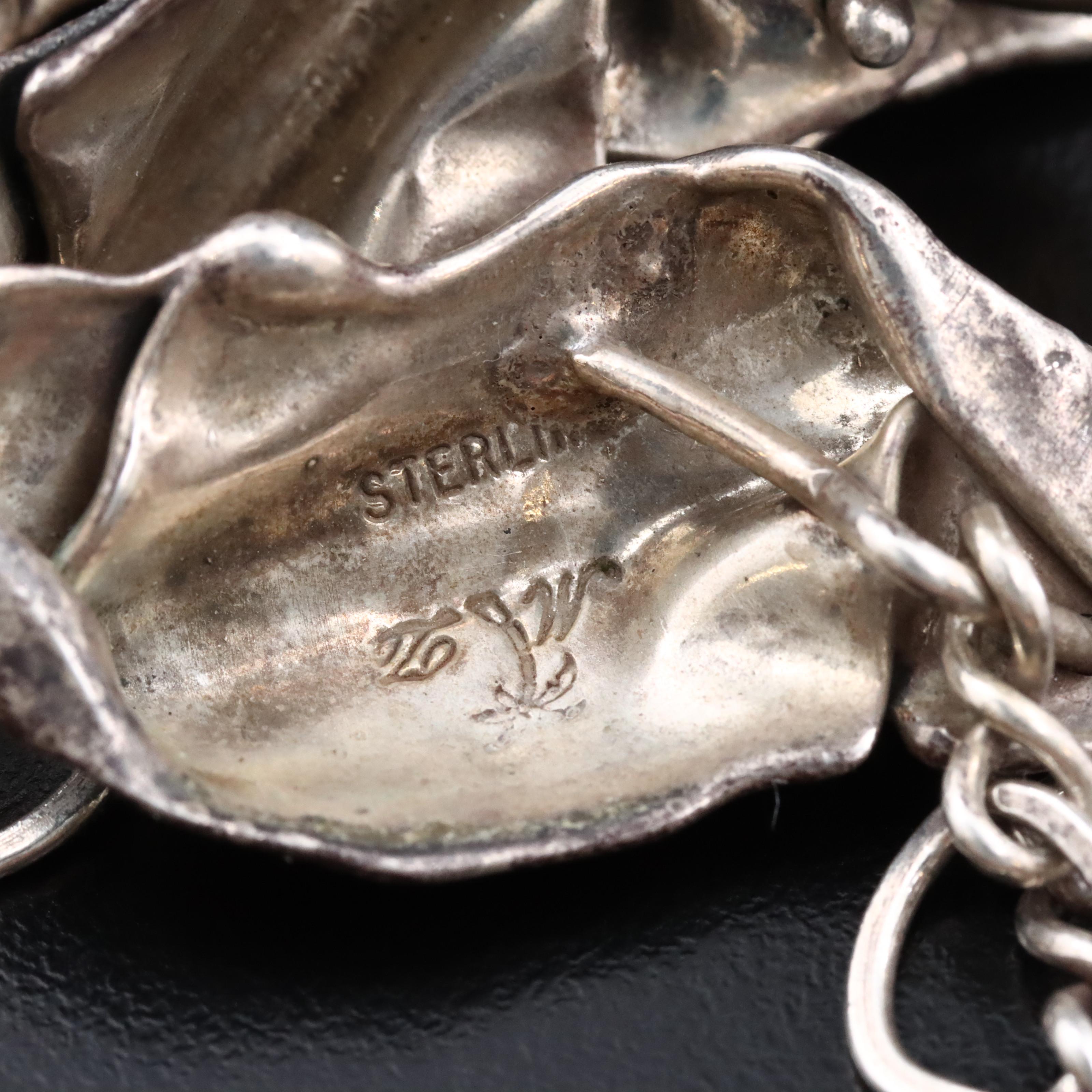 Marksz of Palm Beach "Mini Flower" Sterling Necklace