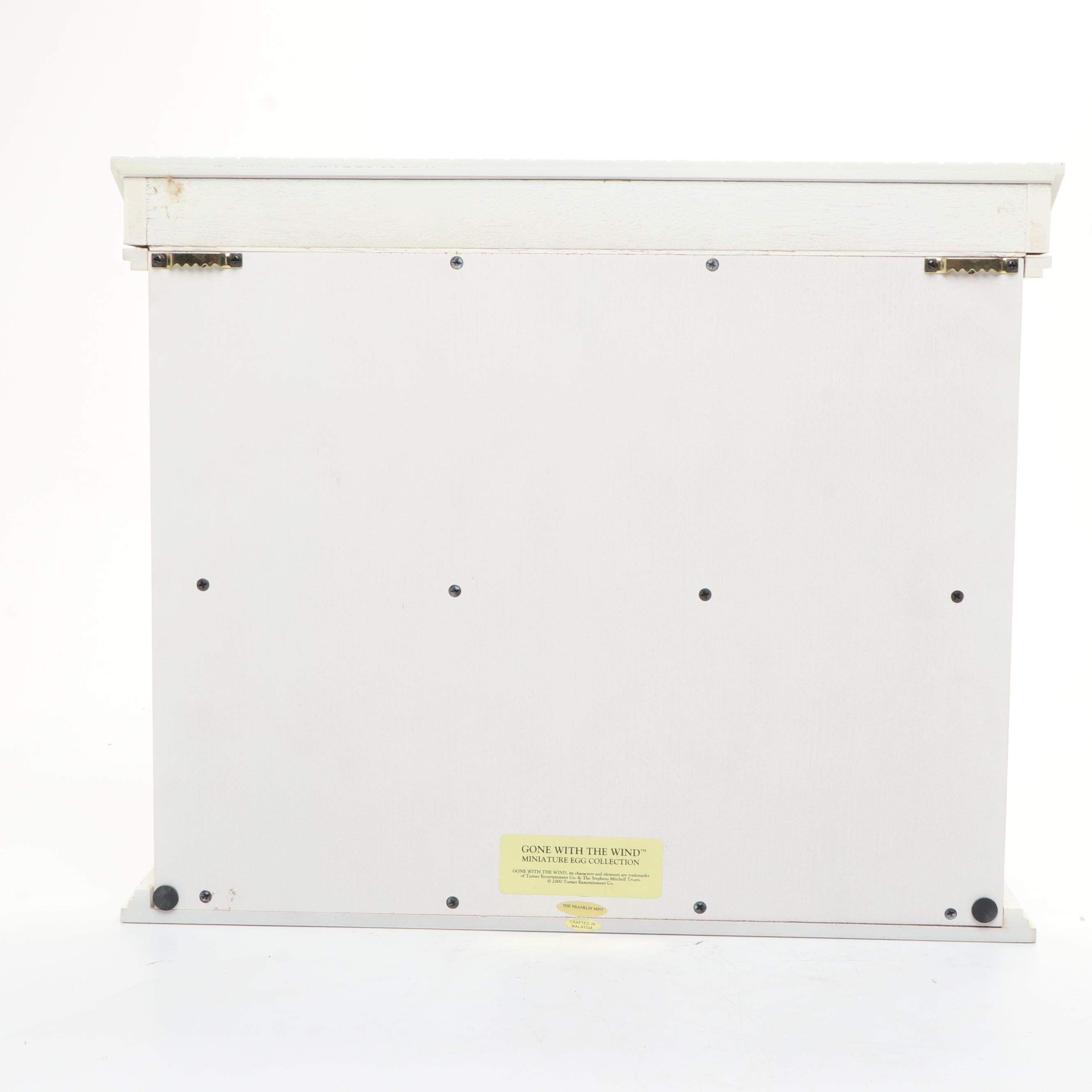 The Franklin Mint "Gone with the Wind" Miniature Egg Collection in Display Case