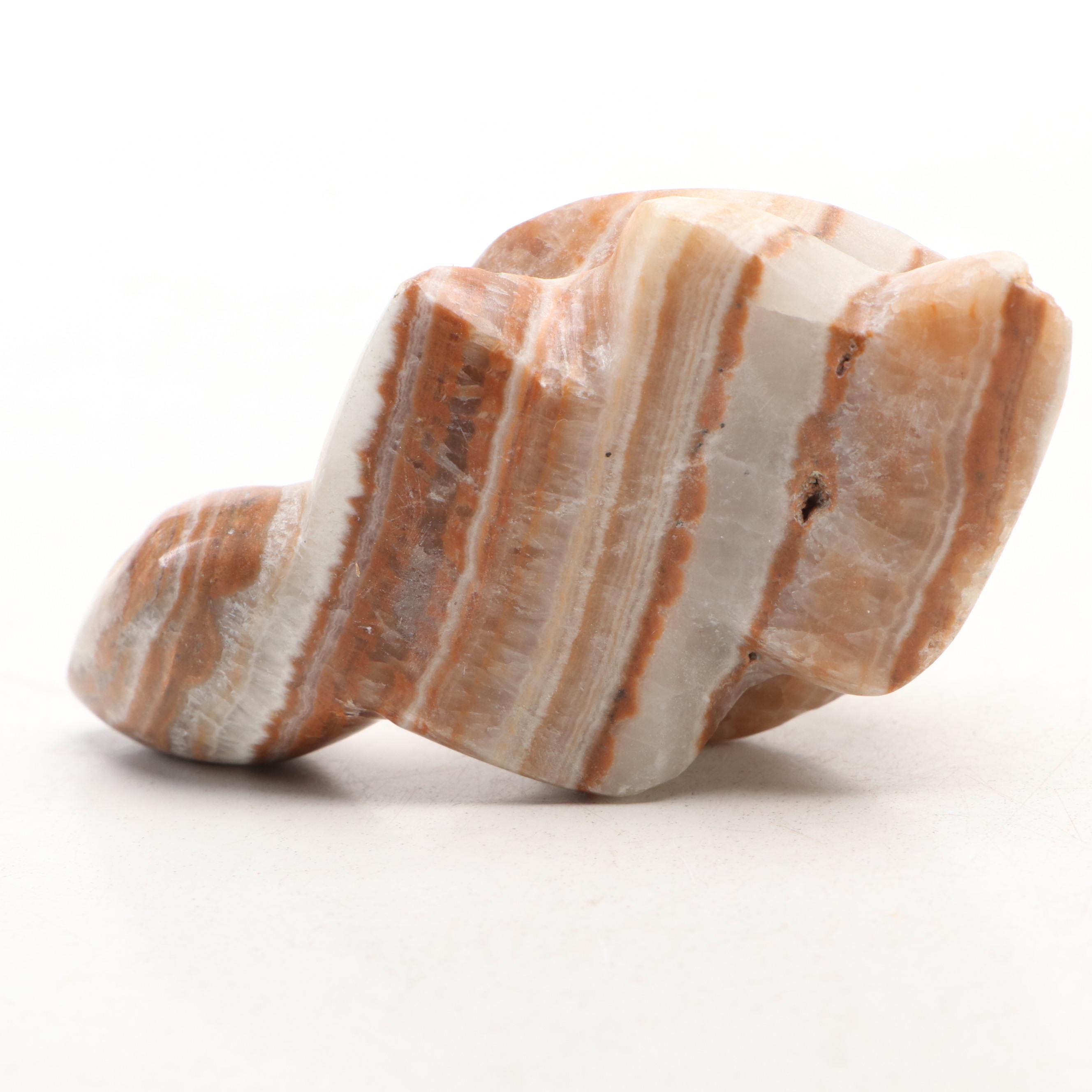 Hand-Carved Wooden and Stone Turtle Figures