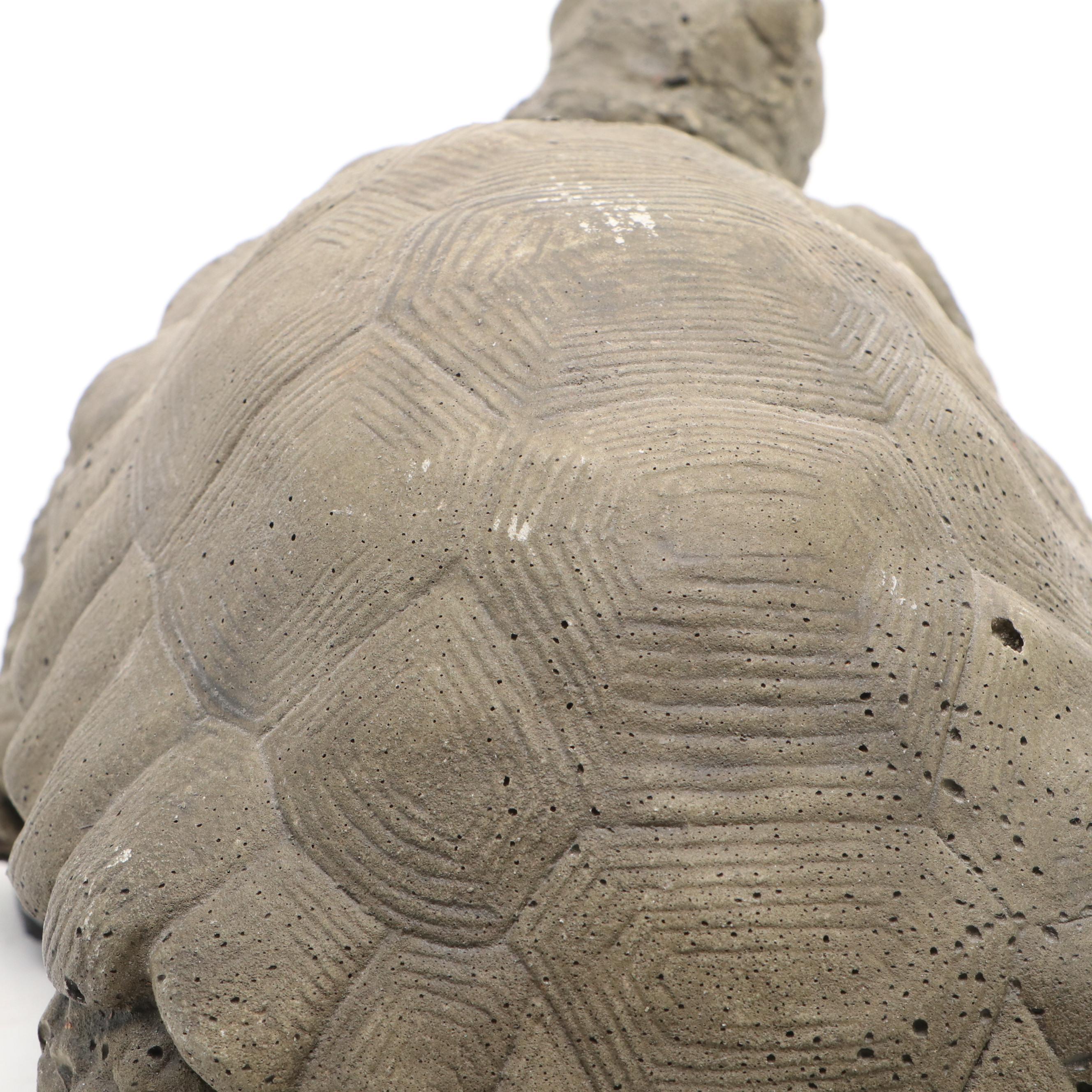Hand-Carved Wooden and Stone Turtle Figures