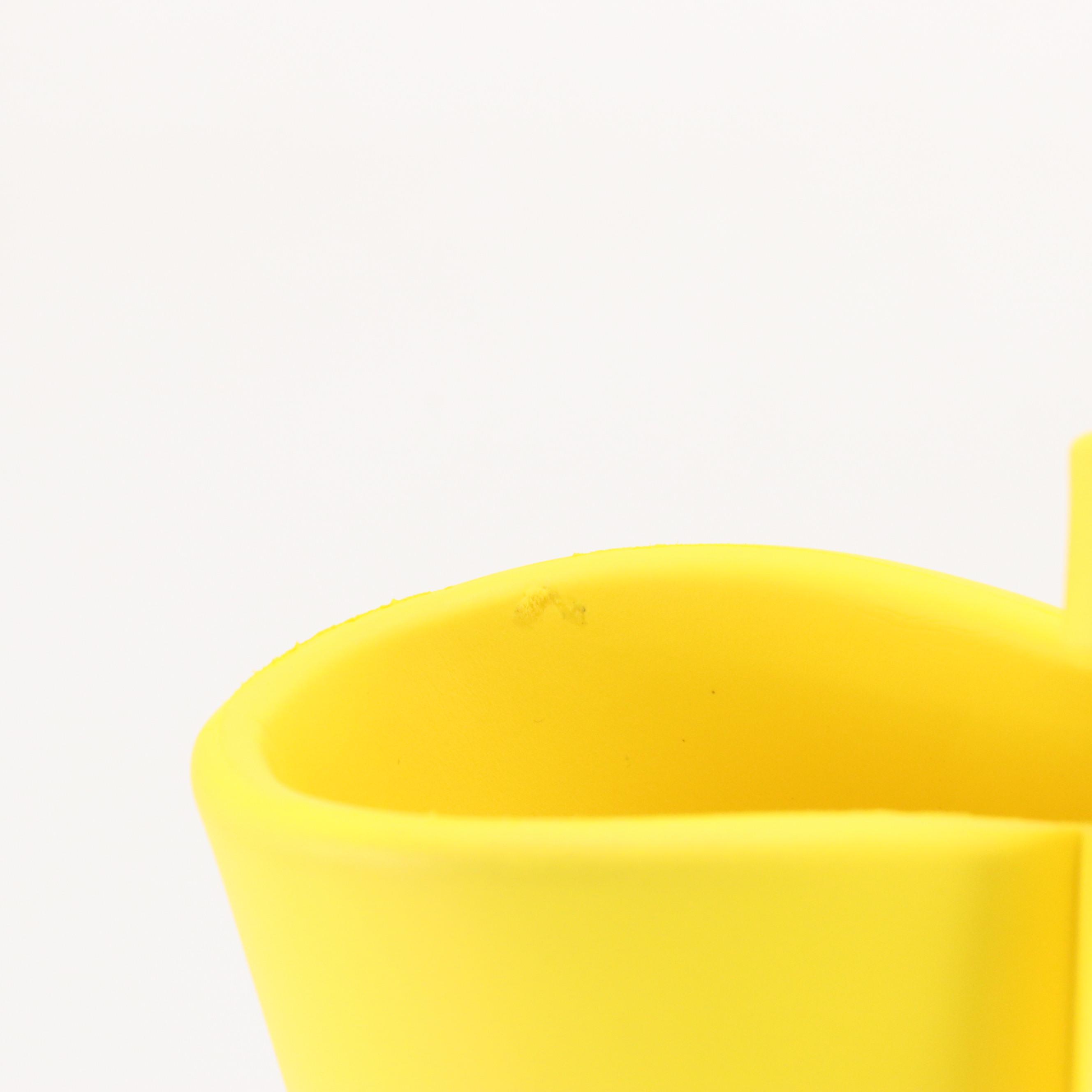 Bottega Veneta Mini Arco Shopper Tote in Lemon Yellow Rubber