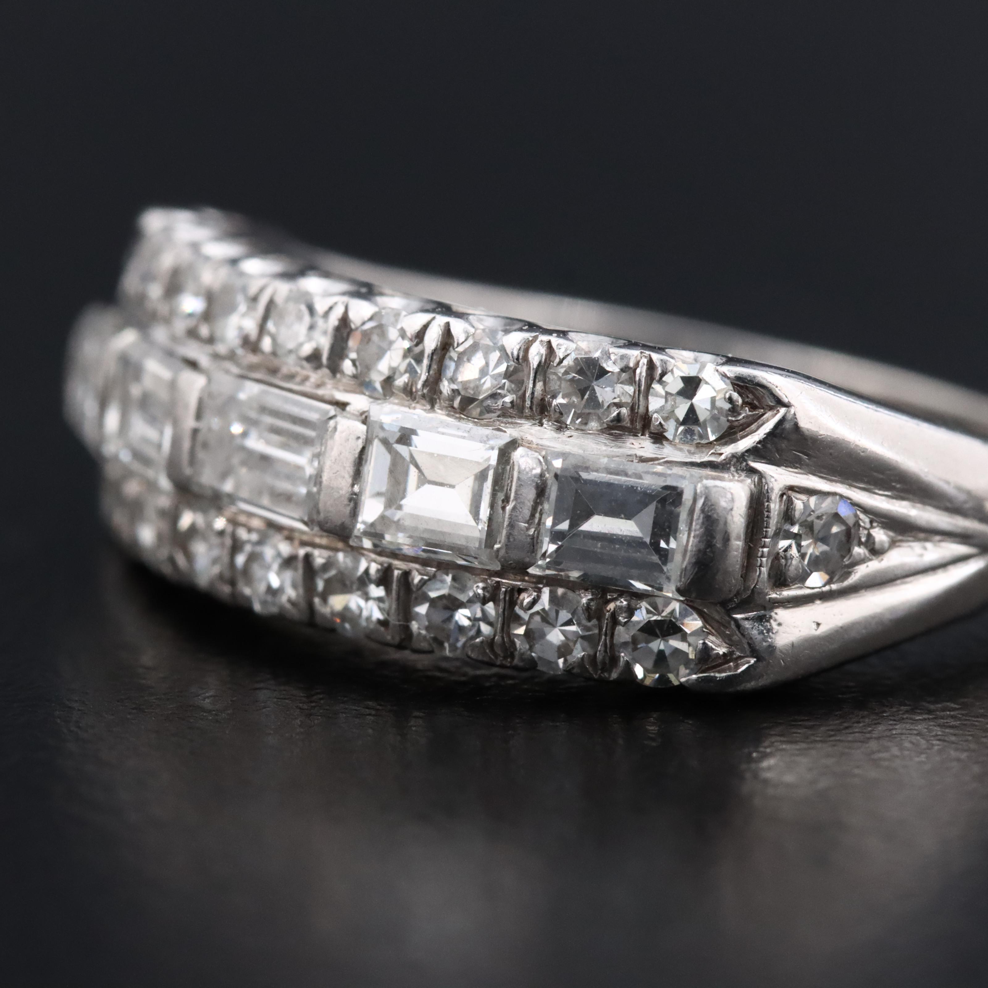 Platinum 1.47 CTW Diamond Ring