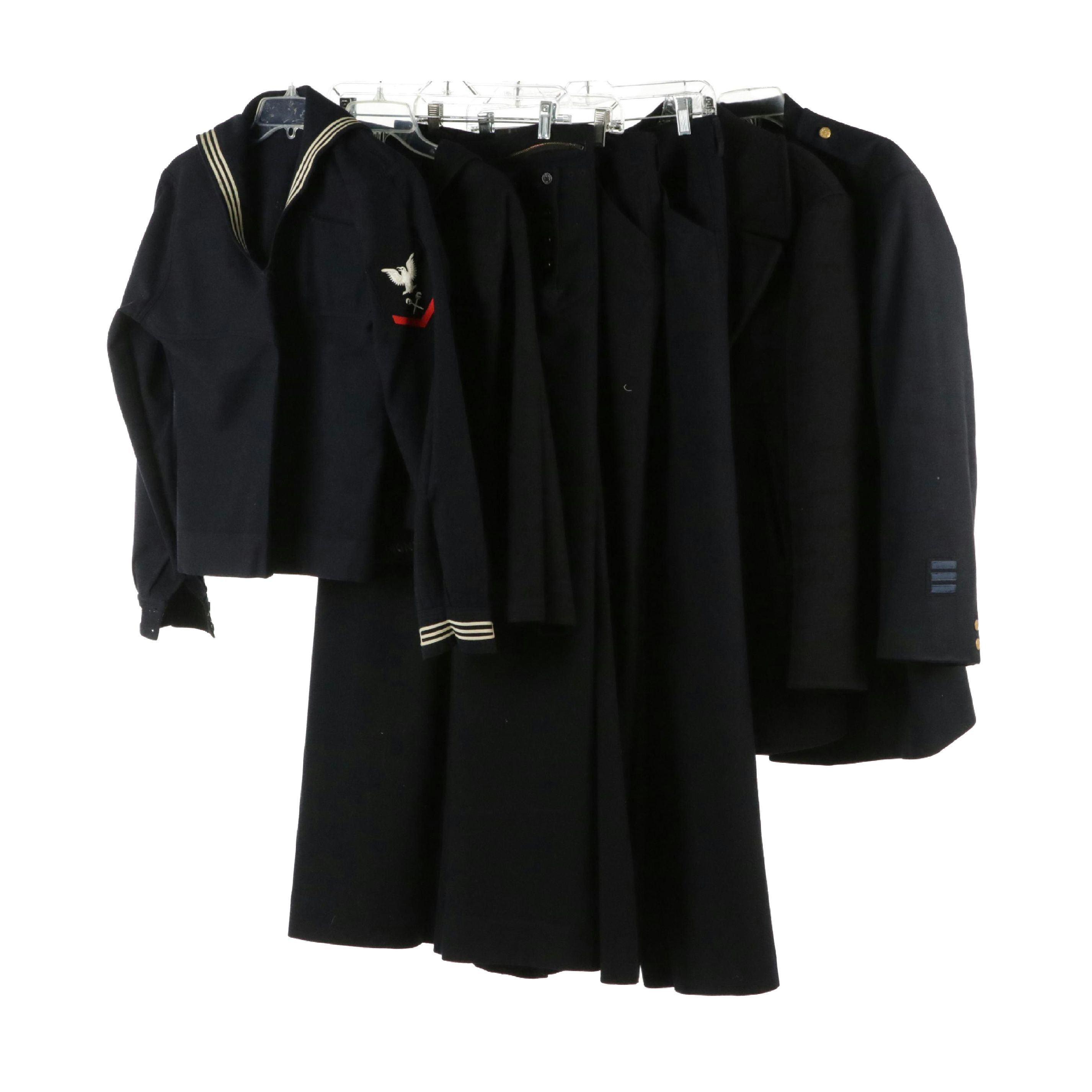 Korean War Era U.S. Navy Dress and Undress Blue Service Uniforms, Other Uniform