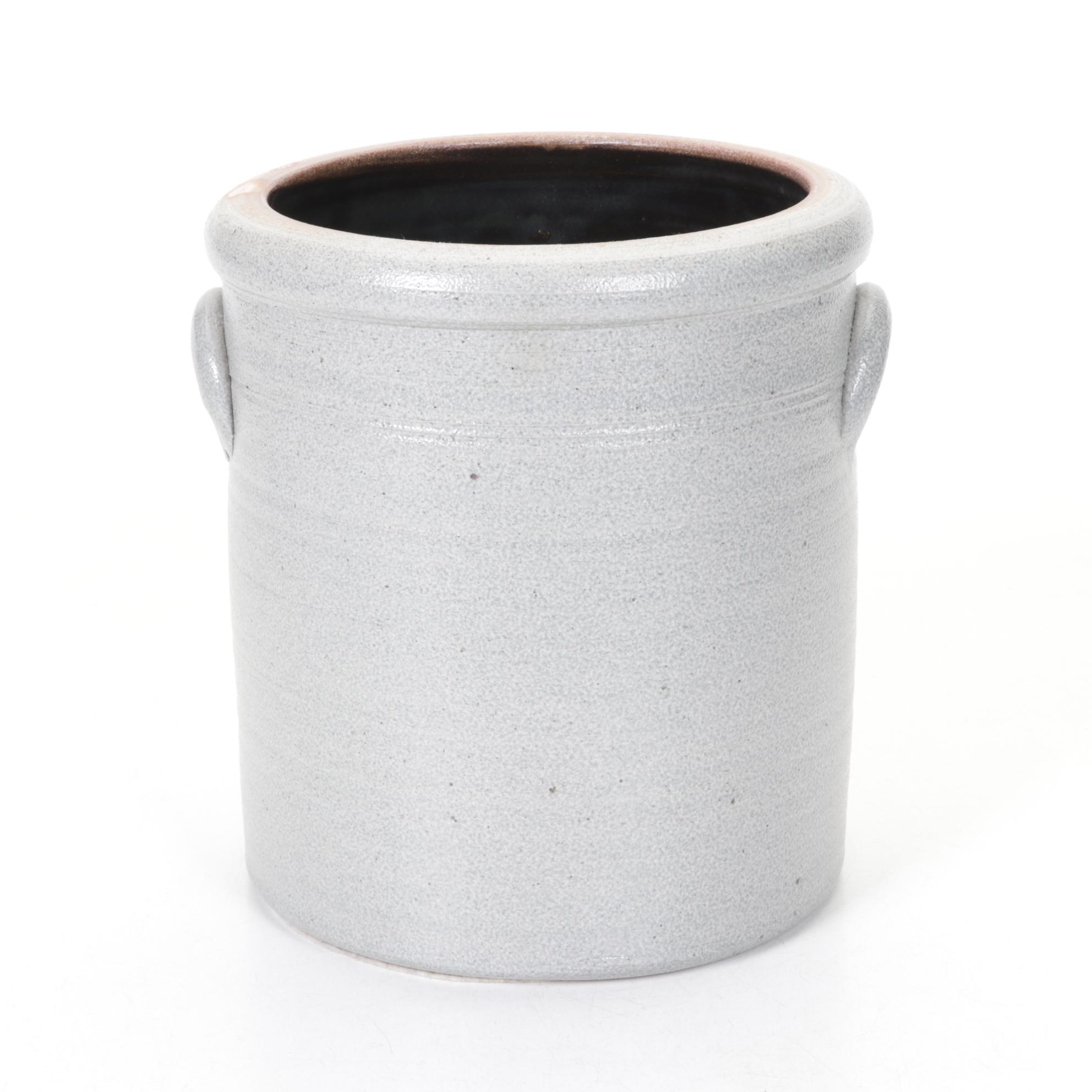 Rowe Pottery Works Stoneware Crock, 1987