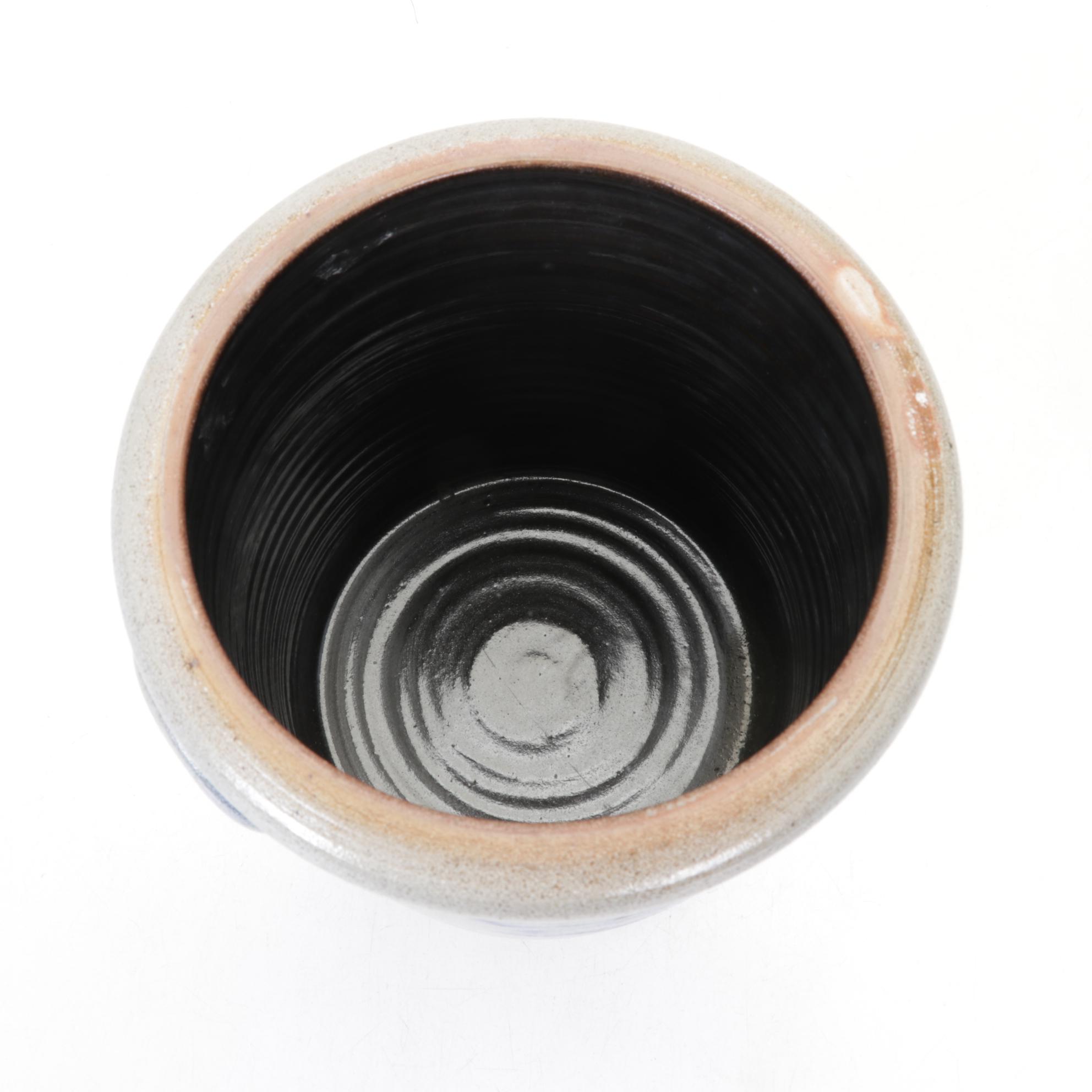 Rowe Pottery Works Stoneware Crock, 1987