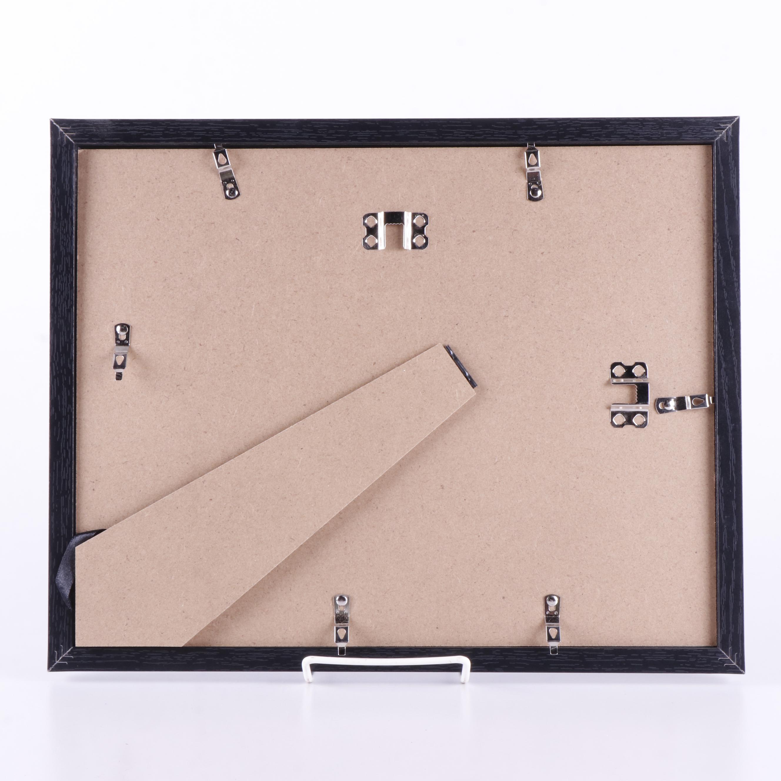 Jeremy Roenick Signed Chicago Blackhawks Hockey Print in Matted Frame, JSA