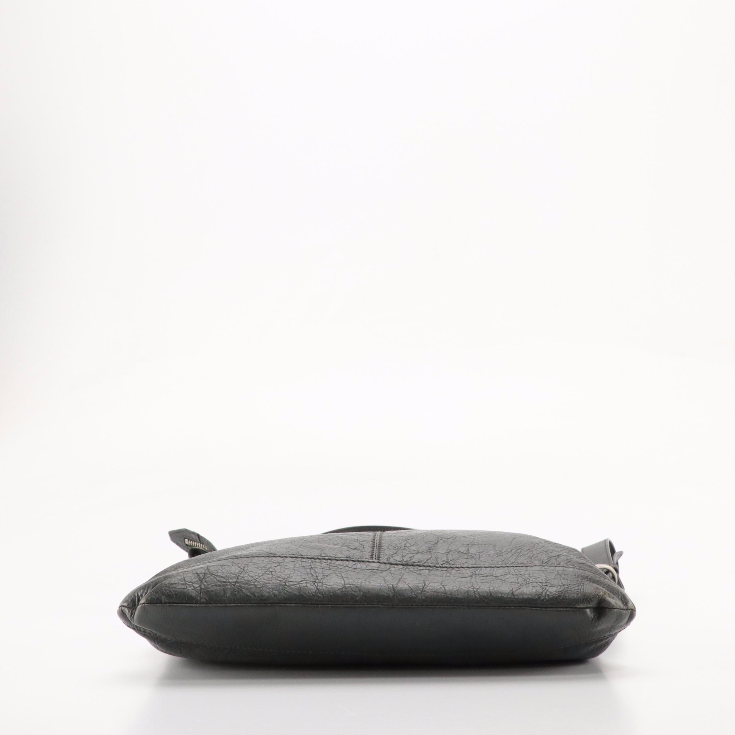 Balenciaga Studded Grey Textured Leather Two-Way Tote Bag