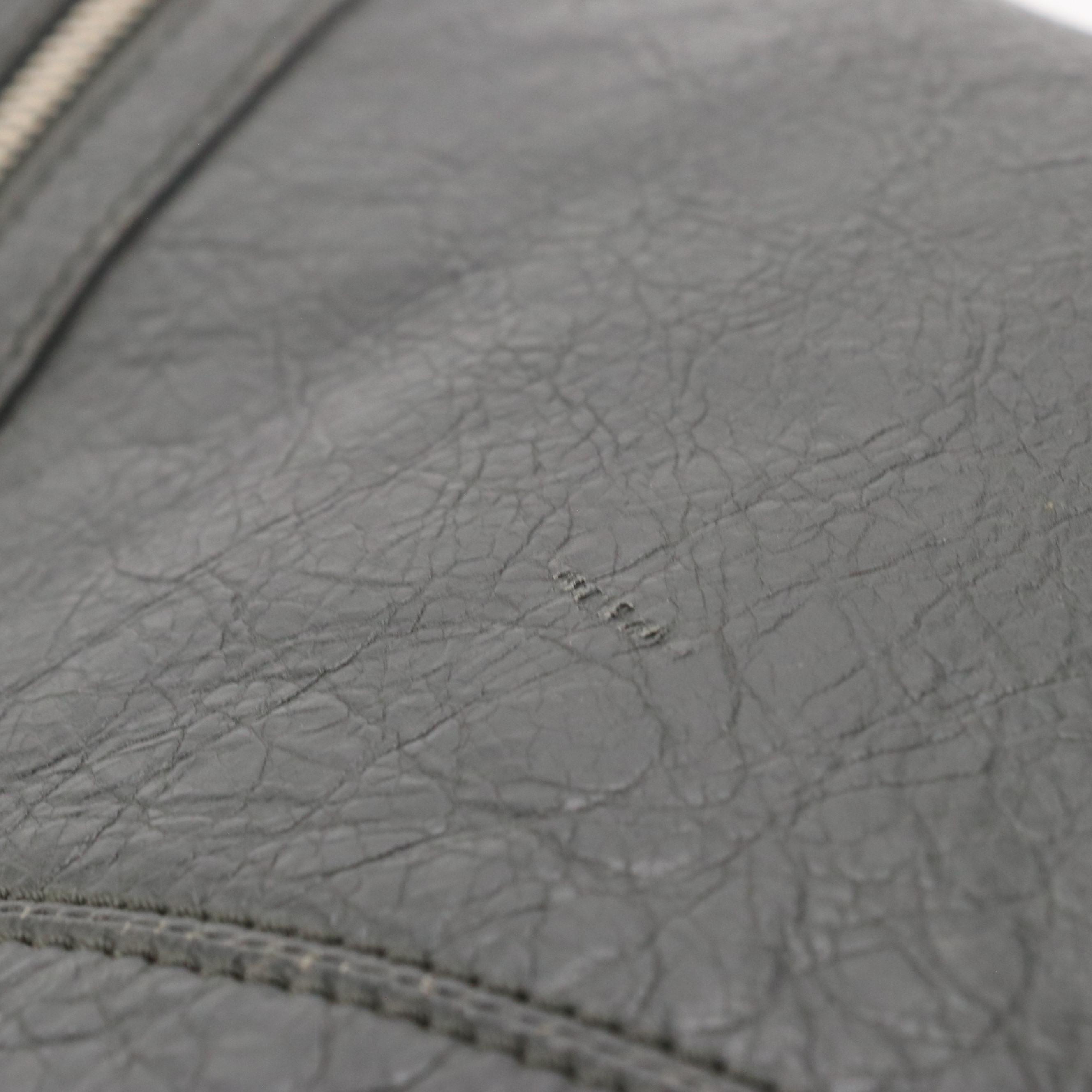 Balenciaga Studded Grey Textured Leather Two-Way Tote Bag