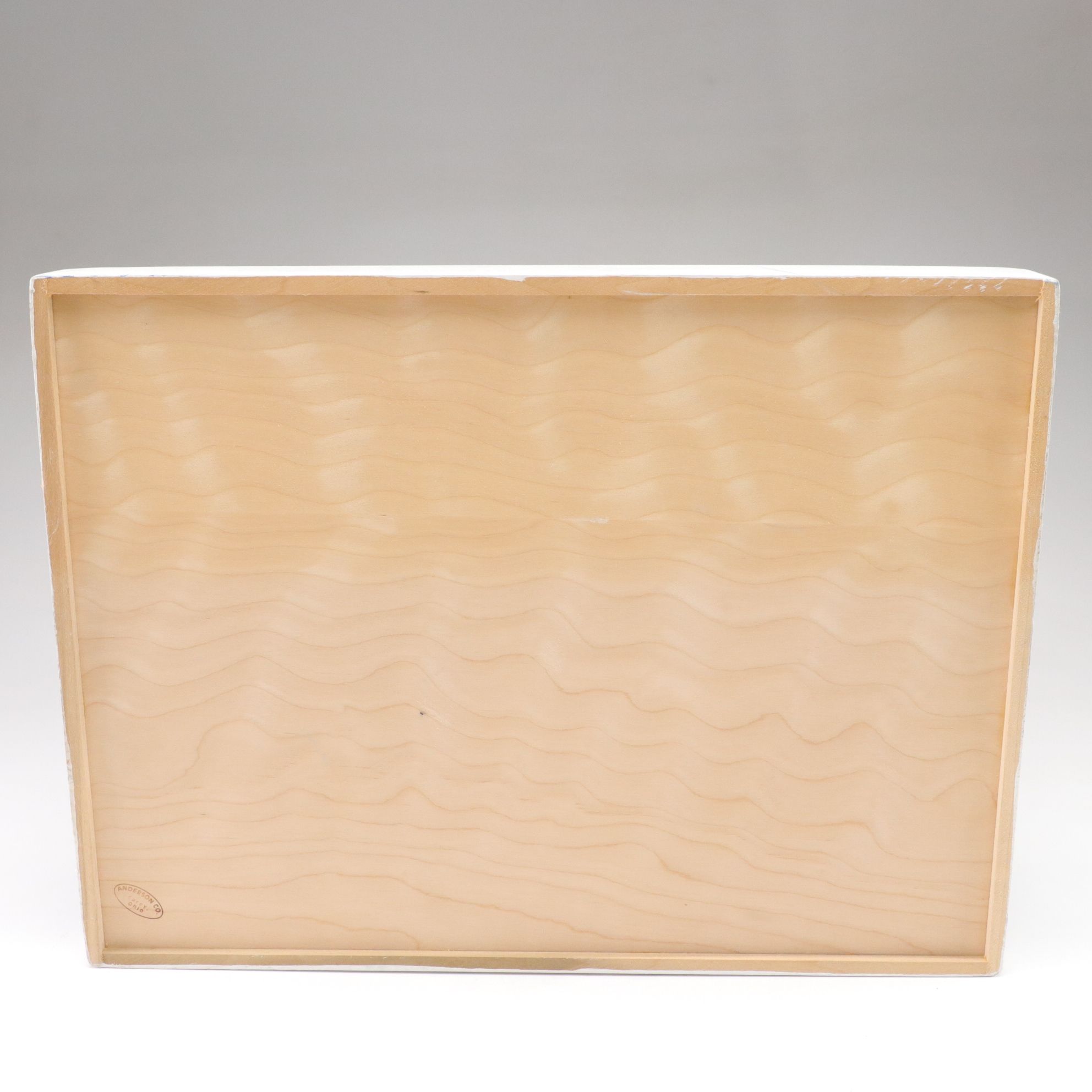 Connie Carlisle Hand-Painted Rabbits and Tulips Platter, Tray and Bowl, 1992