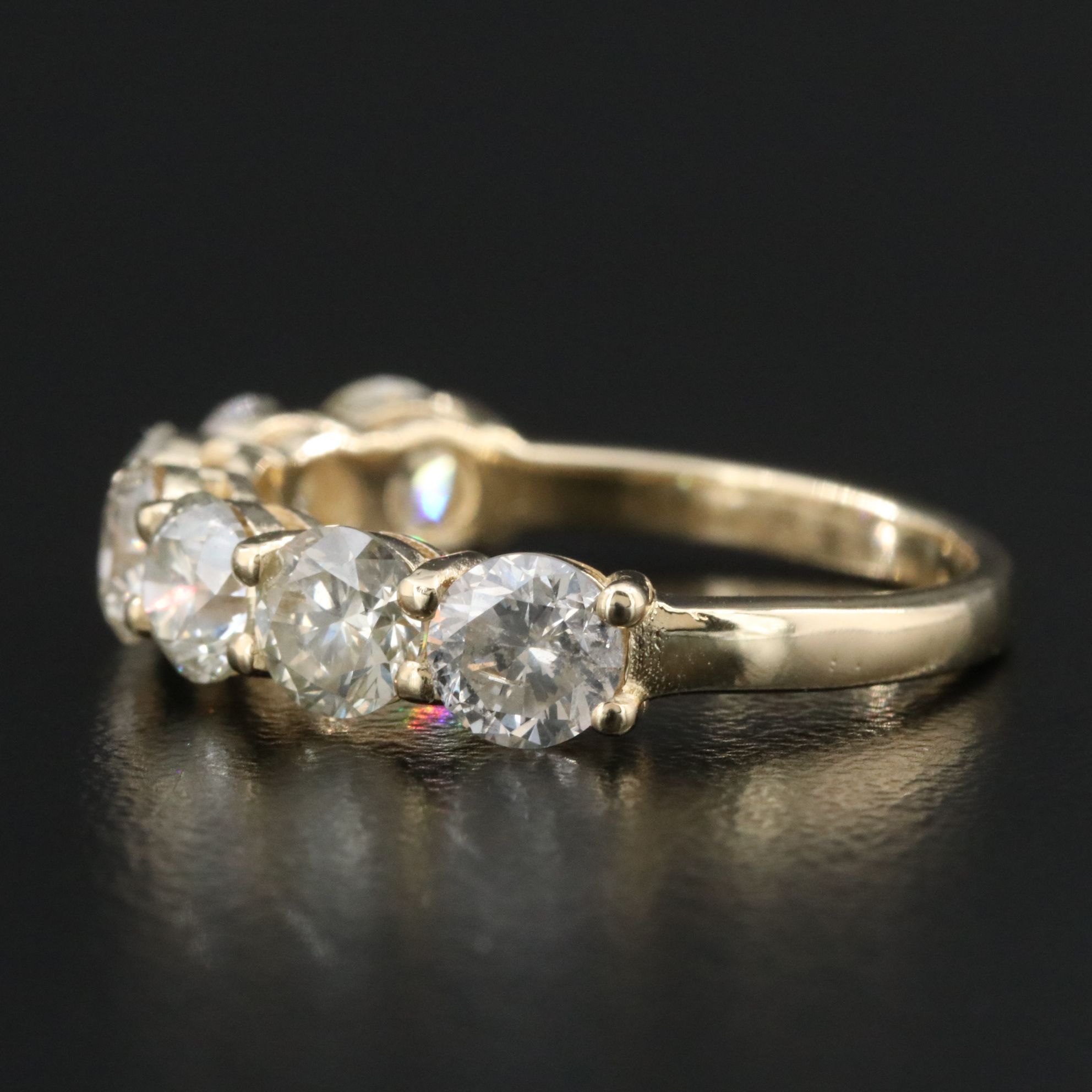 14K 3.11 CTW Diamond Ring with IGI Jewelry Report