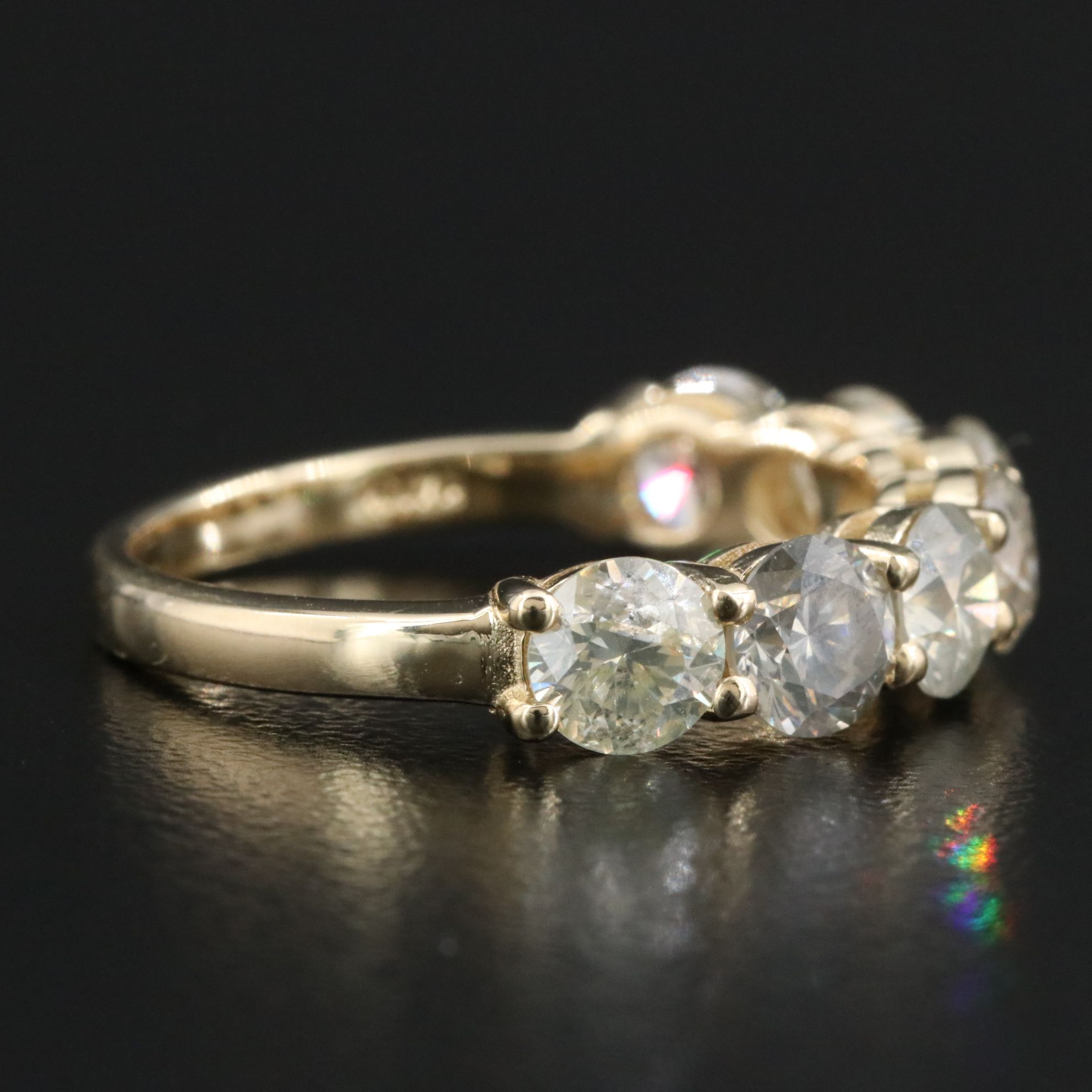 14K 3.11 CTW Diamond Ring with IGI Jewelry Report